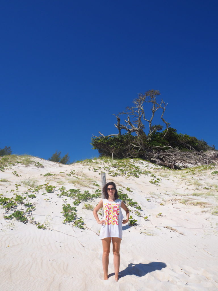 Arraial do Cabo, dunes de sable sur l'ile de Farol