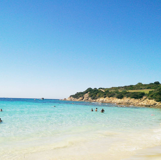 Plage du grand Sperone Corse France