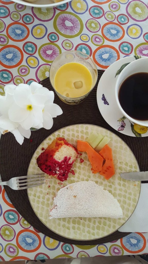 Petit déjeuner à la Villa Mati, Jericoacoara, Ceara, Brésil