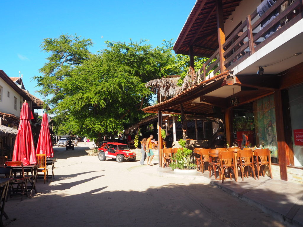 Le village de Jericoacoara, Ceara, Brésil