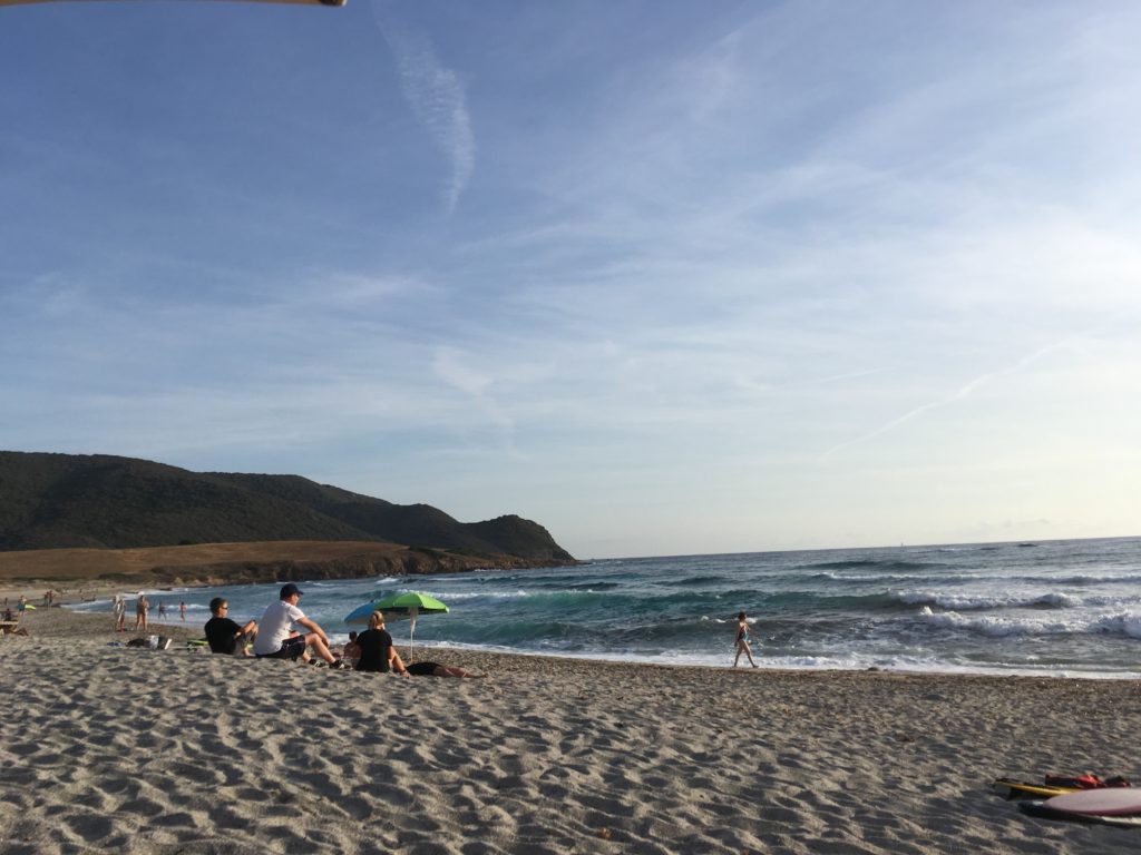 Ajaccio plage de Little Capo, Capo di Feno, France