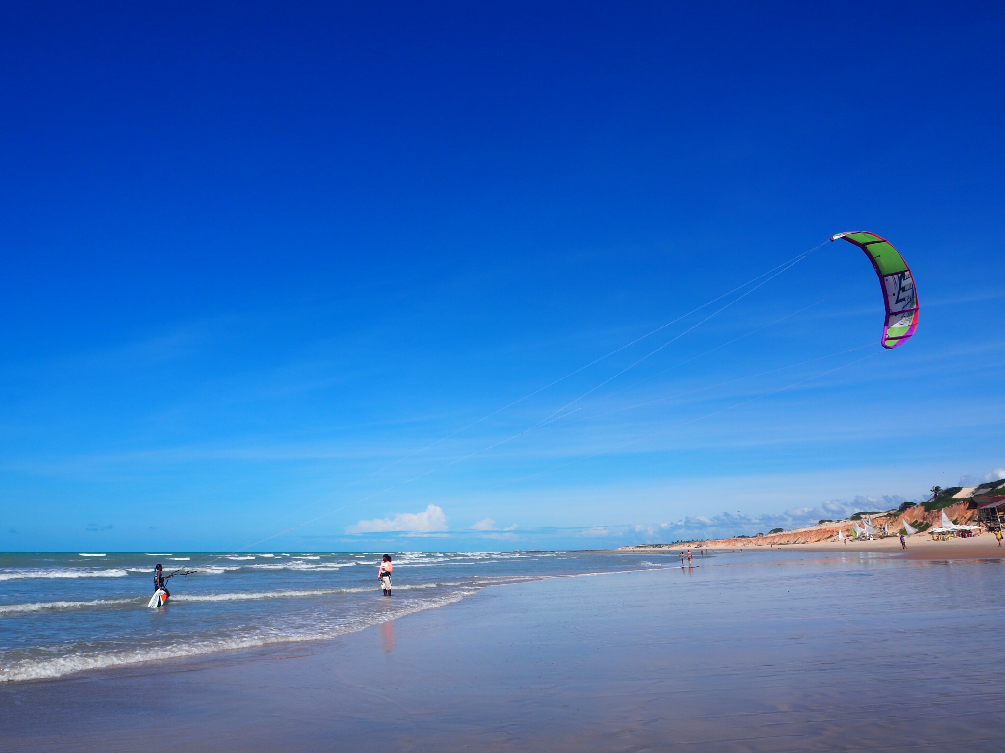 Plage de Canoa Quebrada, Brésil