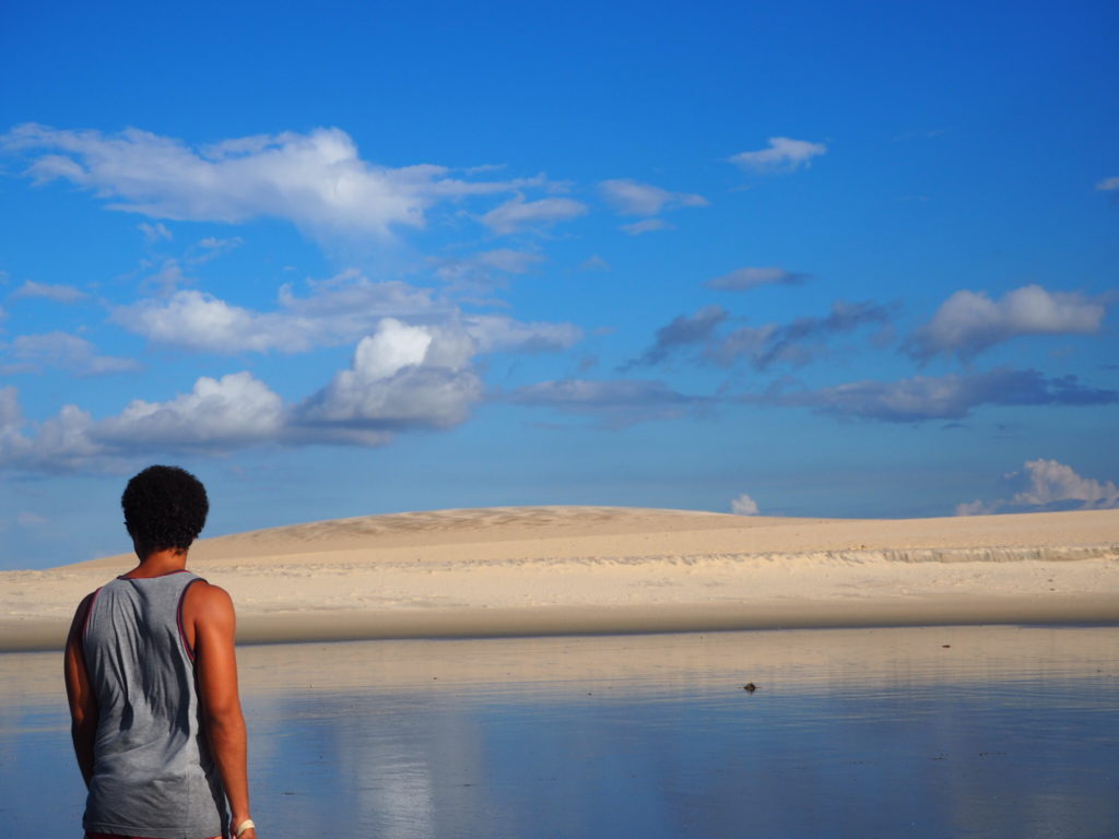 Vue sur les dunes à Jericoacoara, Ceara, Brésil