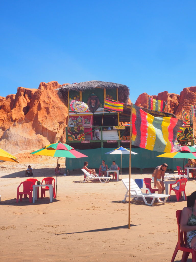 La Plage de Canoa Quebrada, près de Fortaleza et ses paillotes Hippies !