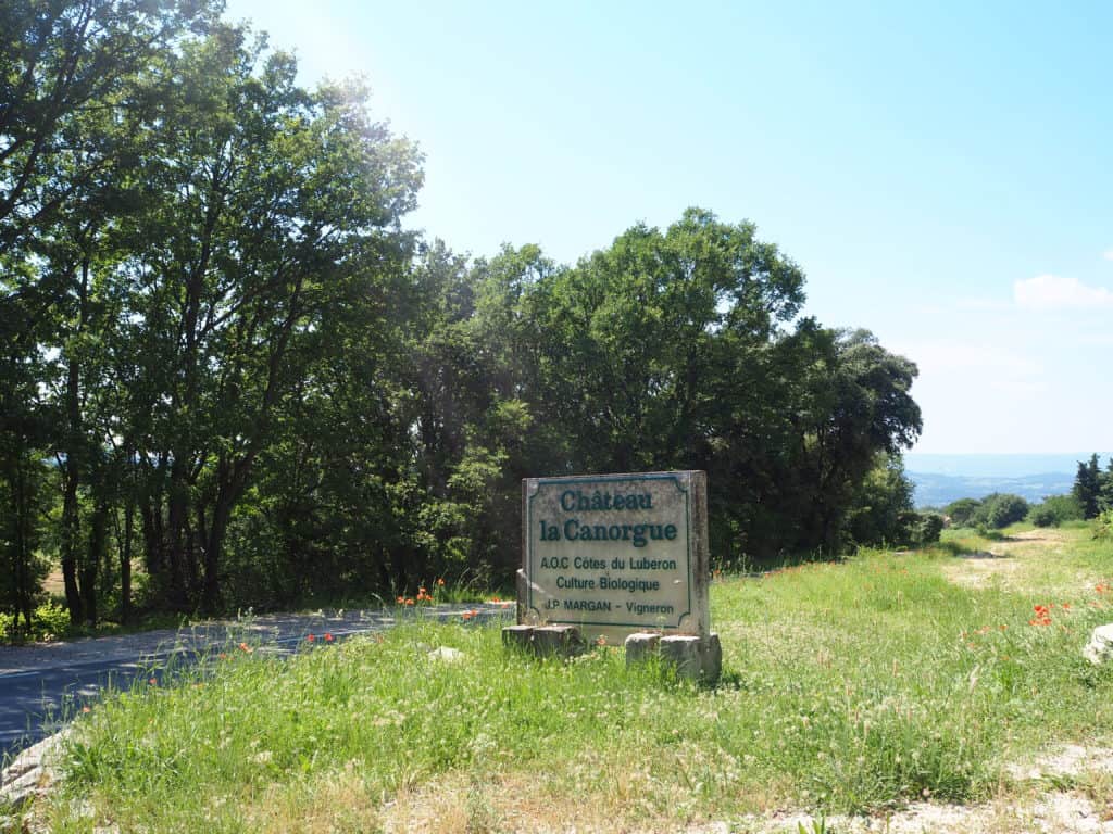 Domaine de Château la Canorgue dans le Luberon, Vaucluse. PACA. 