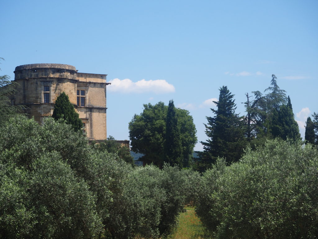 Village de Lourmarin dans le Luberon, Vaucluse. PACA. Château et jardin