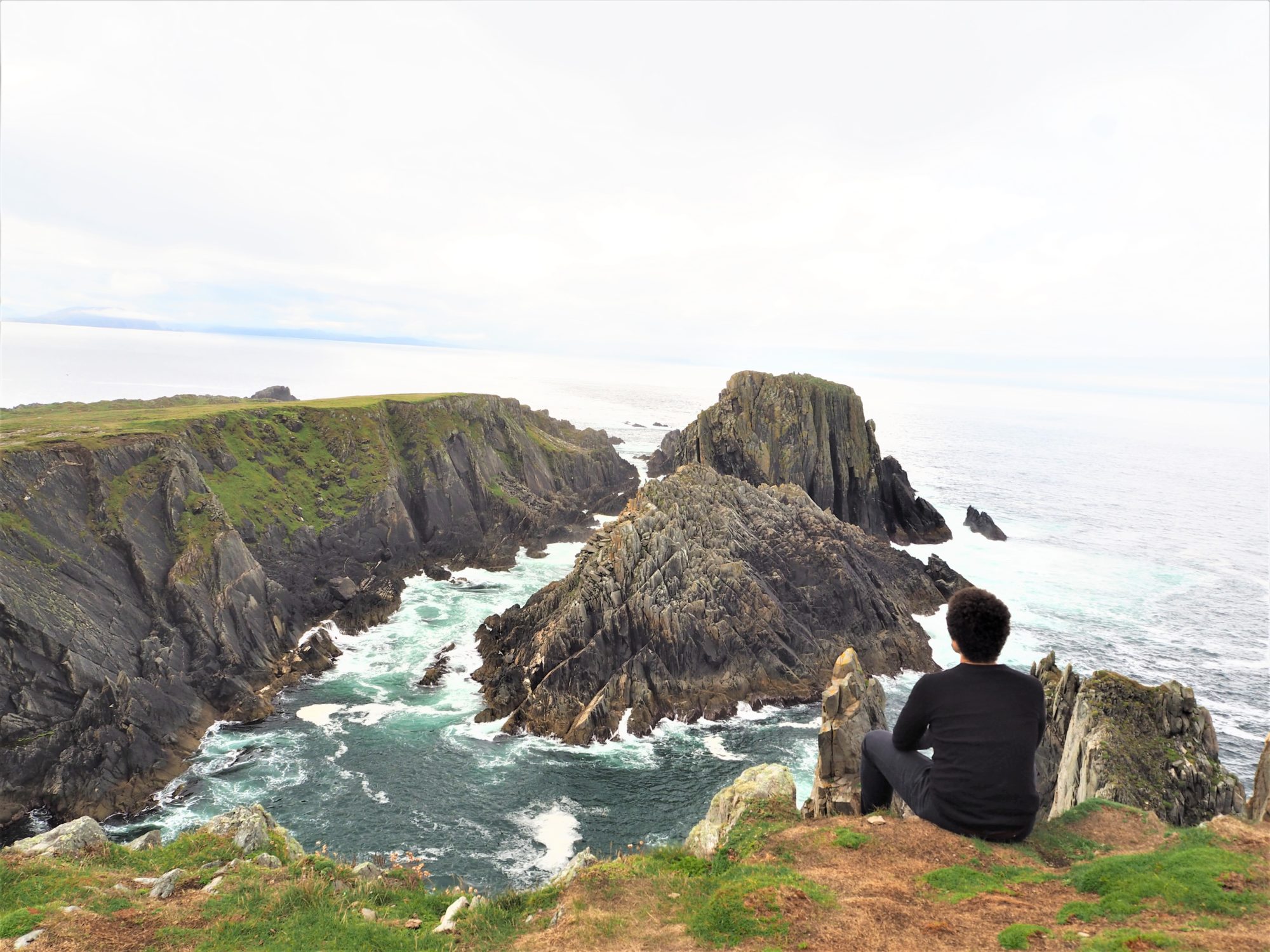 Fin du chemin de Malin Head Donegal Irlande