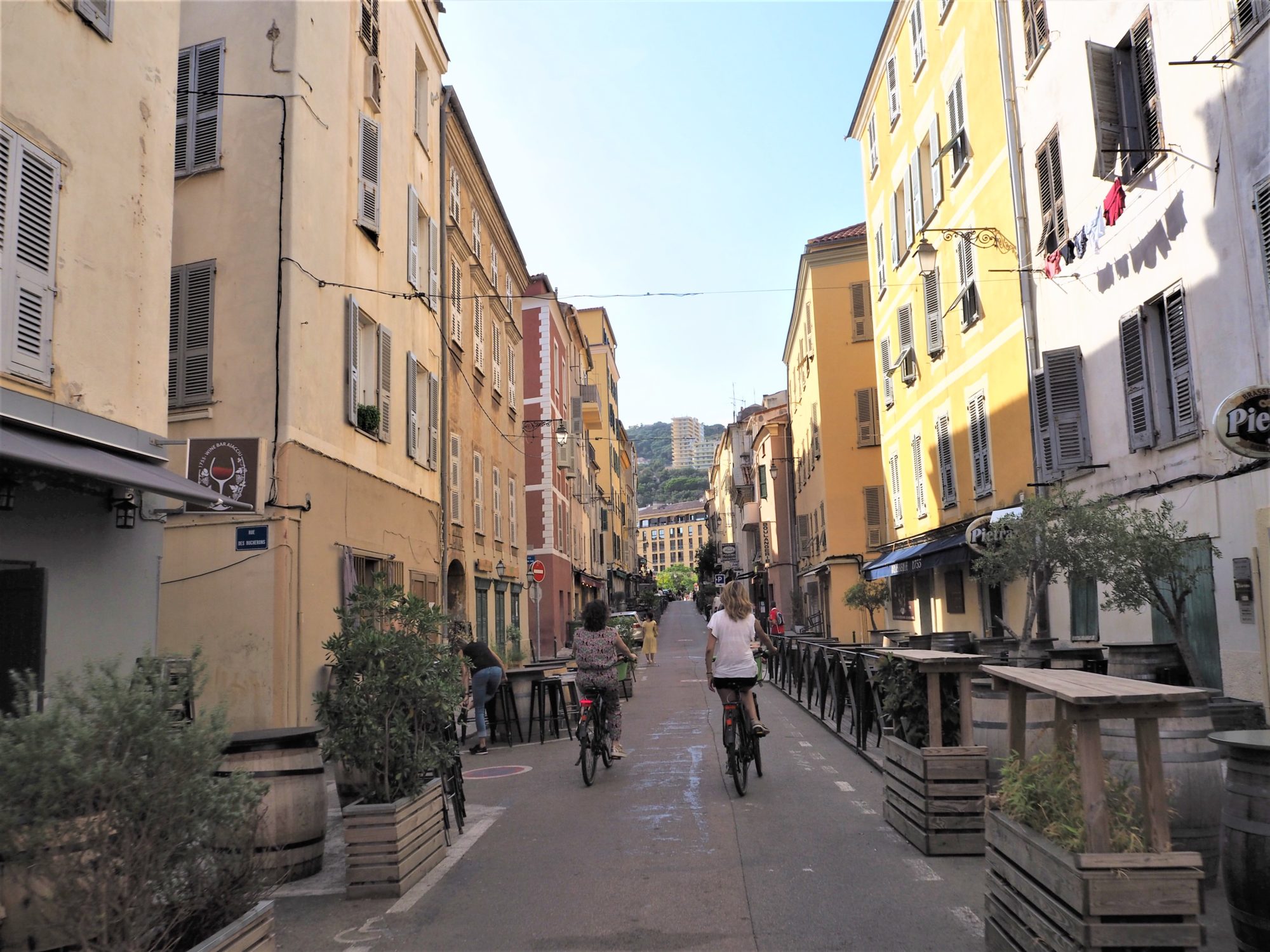 Corse Ajaccio AppeBike dans la rue du Roi de Rome