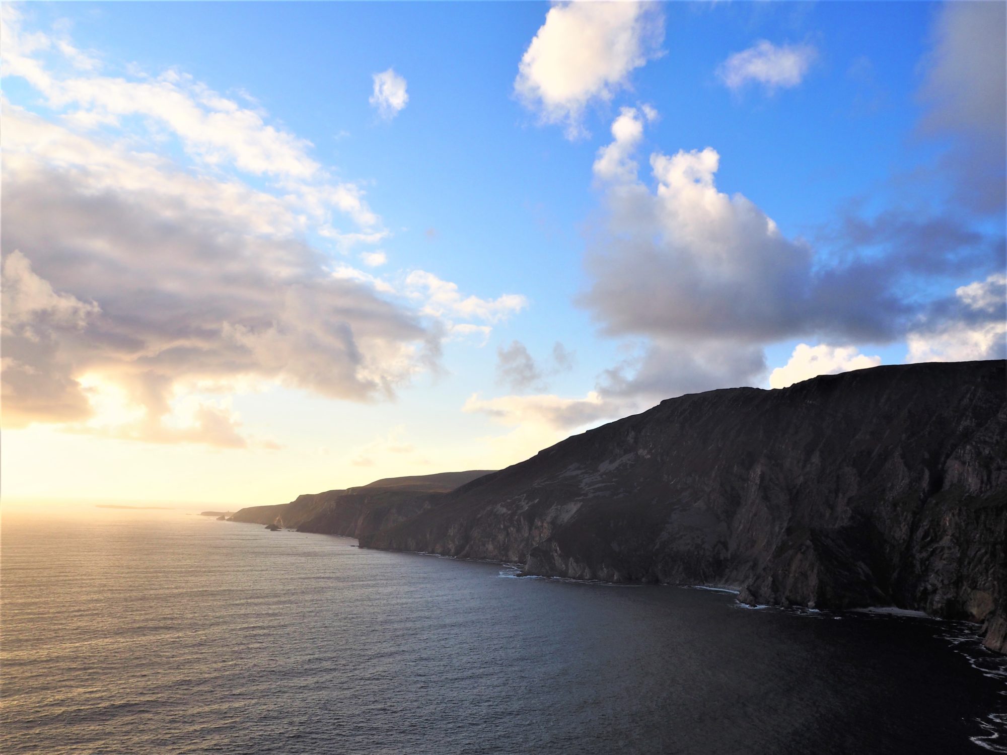 Irlande Donegal Slieve League en fin de journée