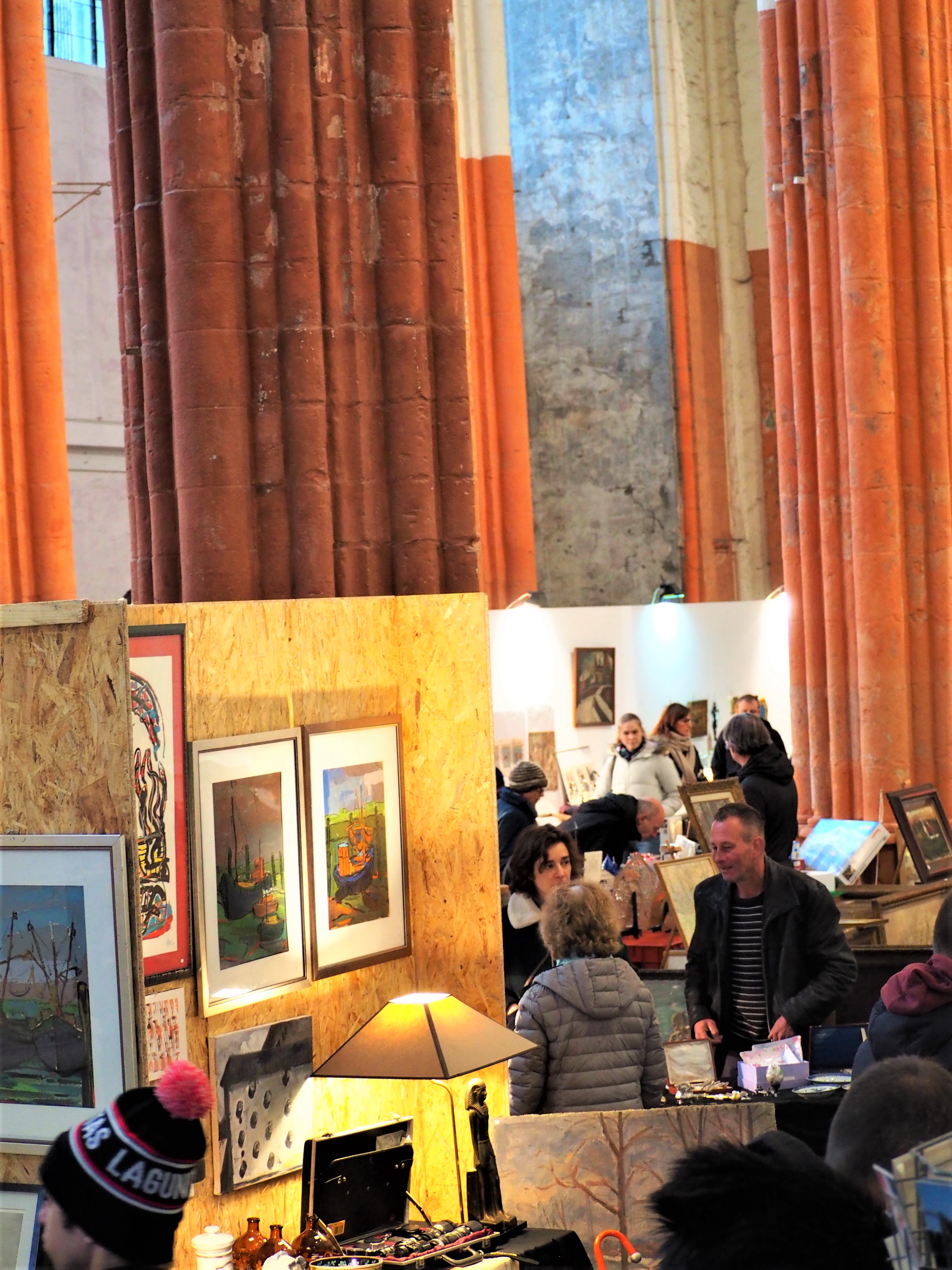 Brocante Eglise Saint-Nicolas Gand clioandco blog voyage belgique