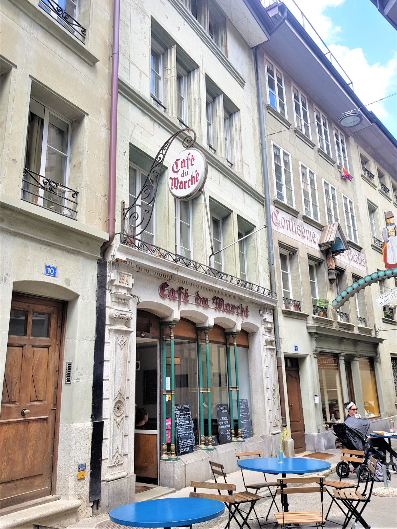 restaurant Clioandco blog voyage Fribourg suisse café du amrché Clio & Co