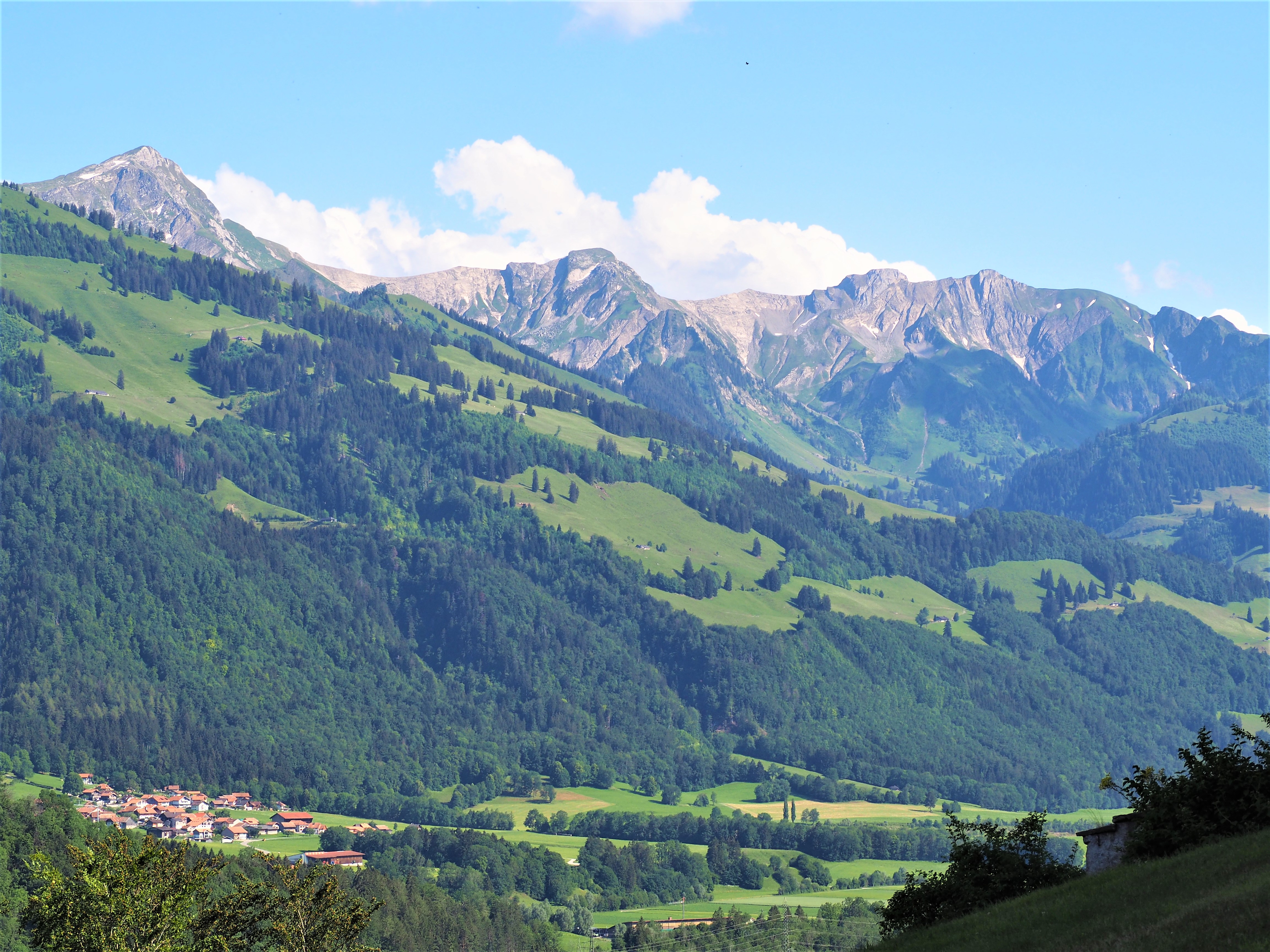 Visiter-Gruyères-canton-de-Fribourg-Suisse-paysage-depuis-le-château-clioandco-blog-voyages.
