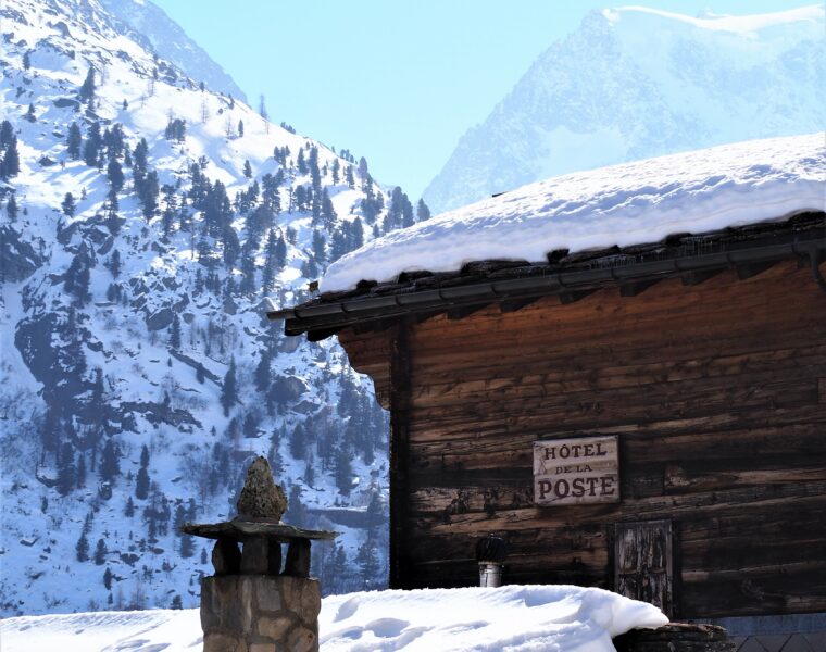 Arola suisse valais neige hiver