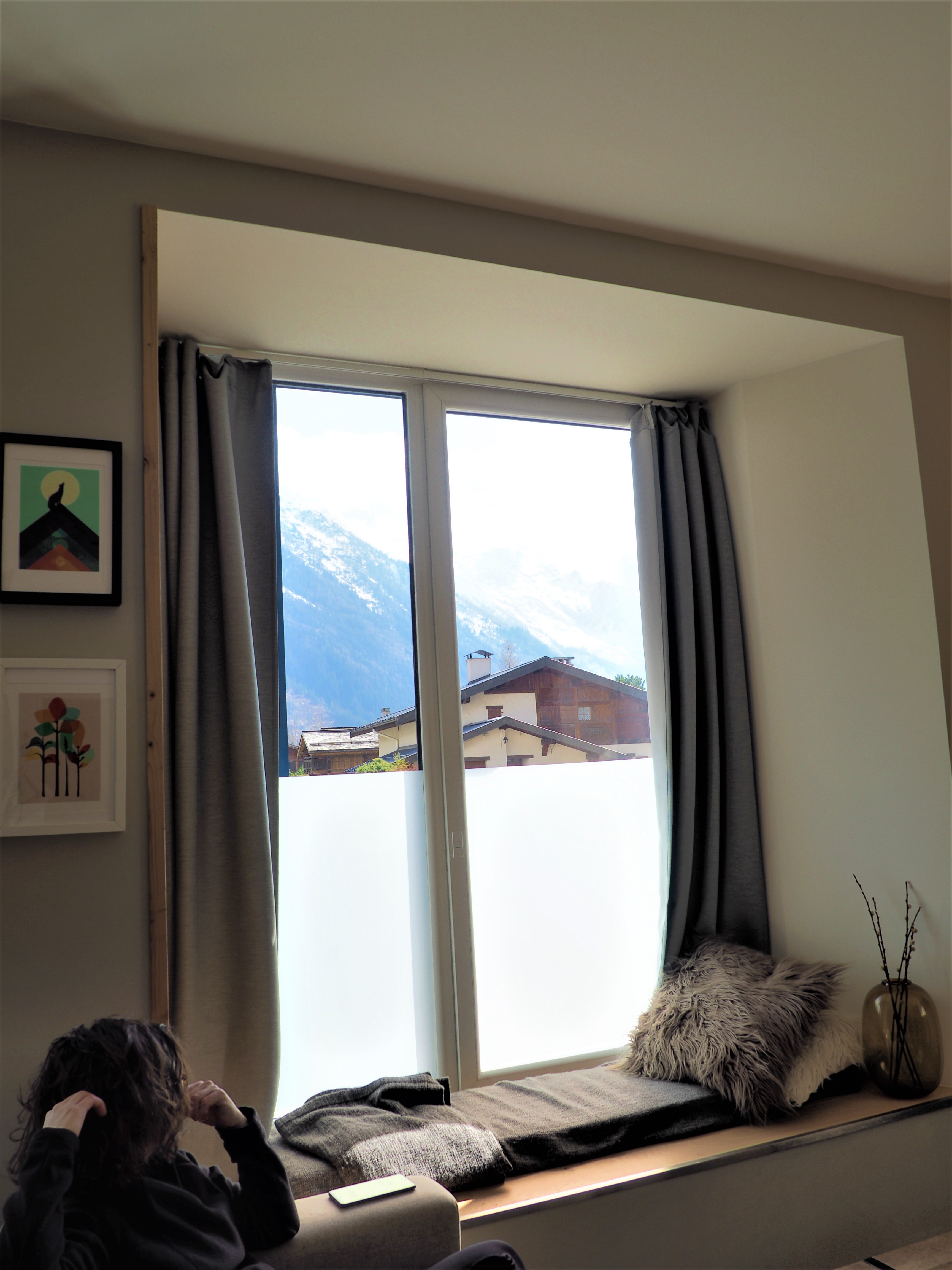 LES PRAZ DE CHAMONIX VUE SUR LE MONT BLANC