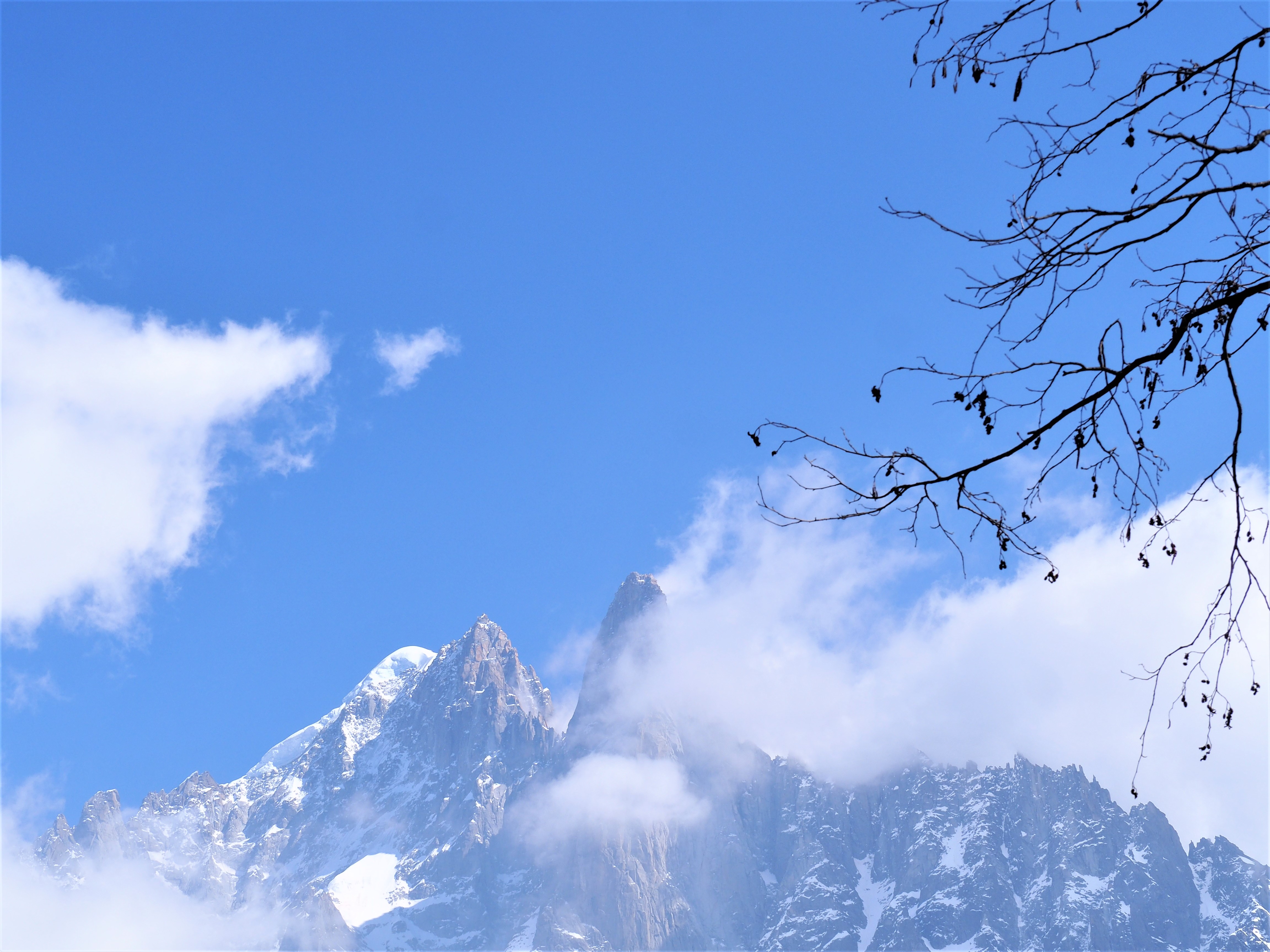 sommet près du Mont-Blanc Chamonix