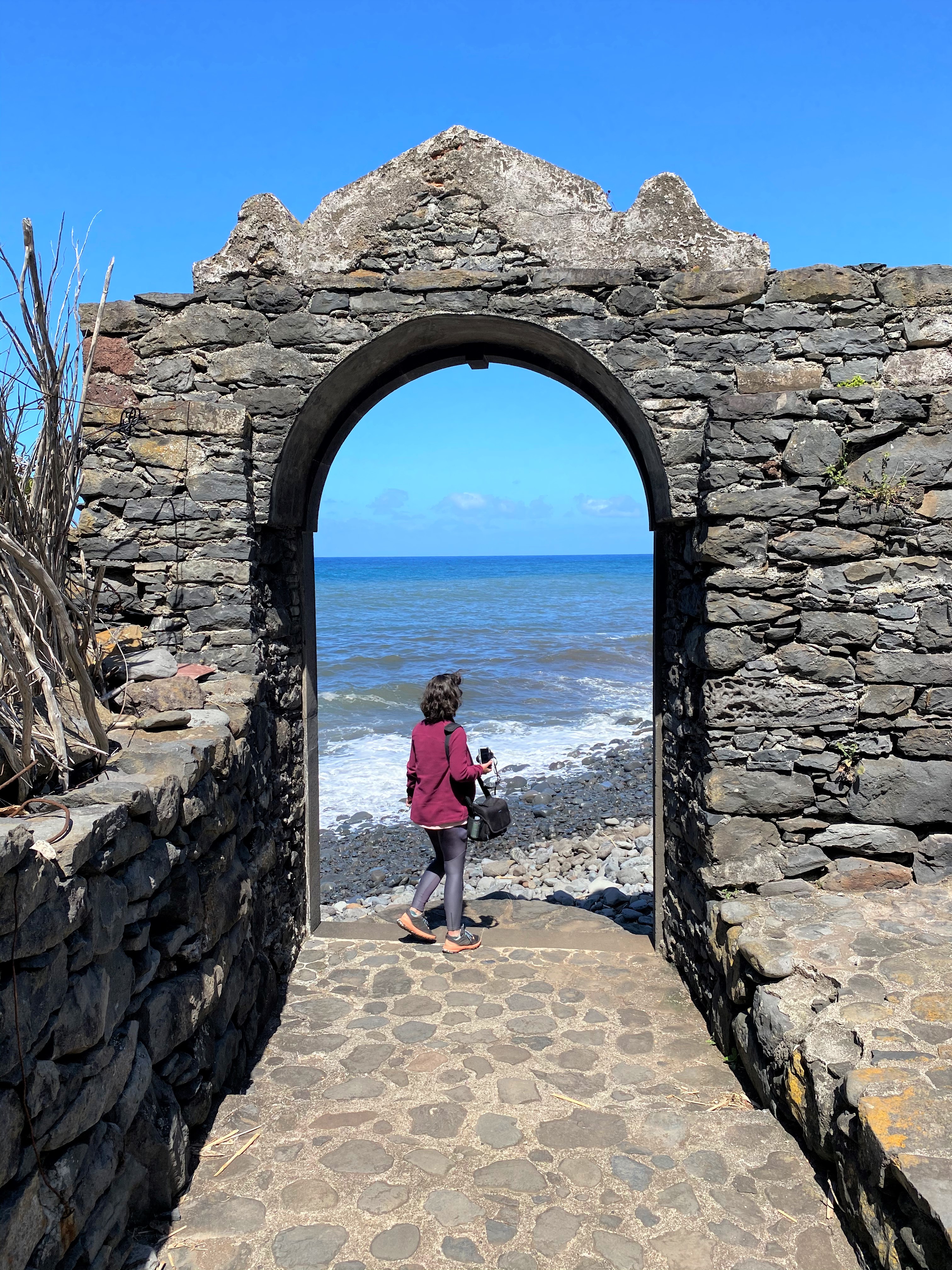 Ruines de saint george - Sao Jorge - Madère - porto da cruz