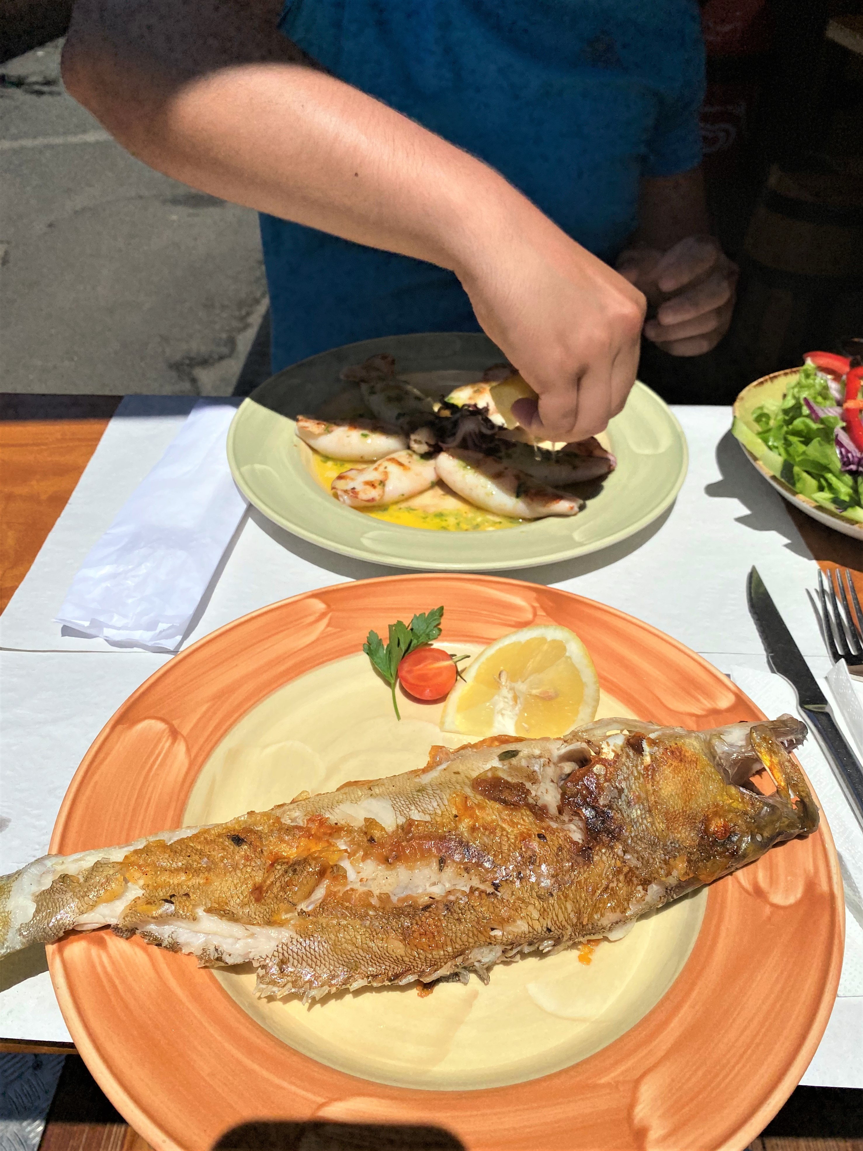 restaurant à porto da cruz A Pipa. Poisson frais