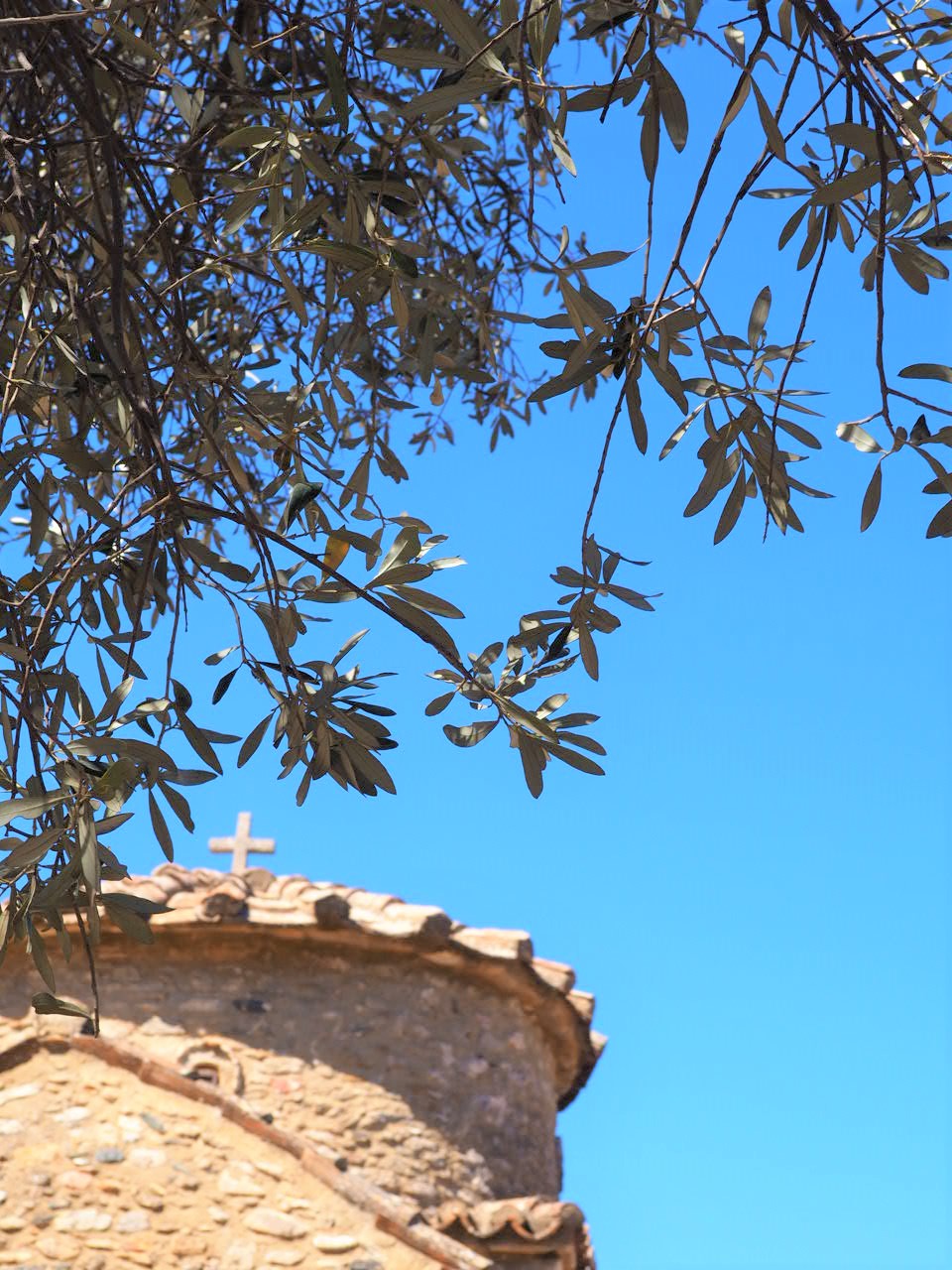 eglise byzantine naxos chlaki croix