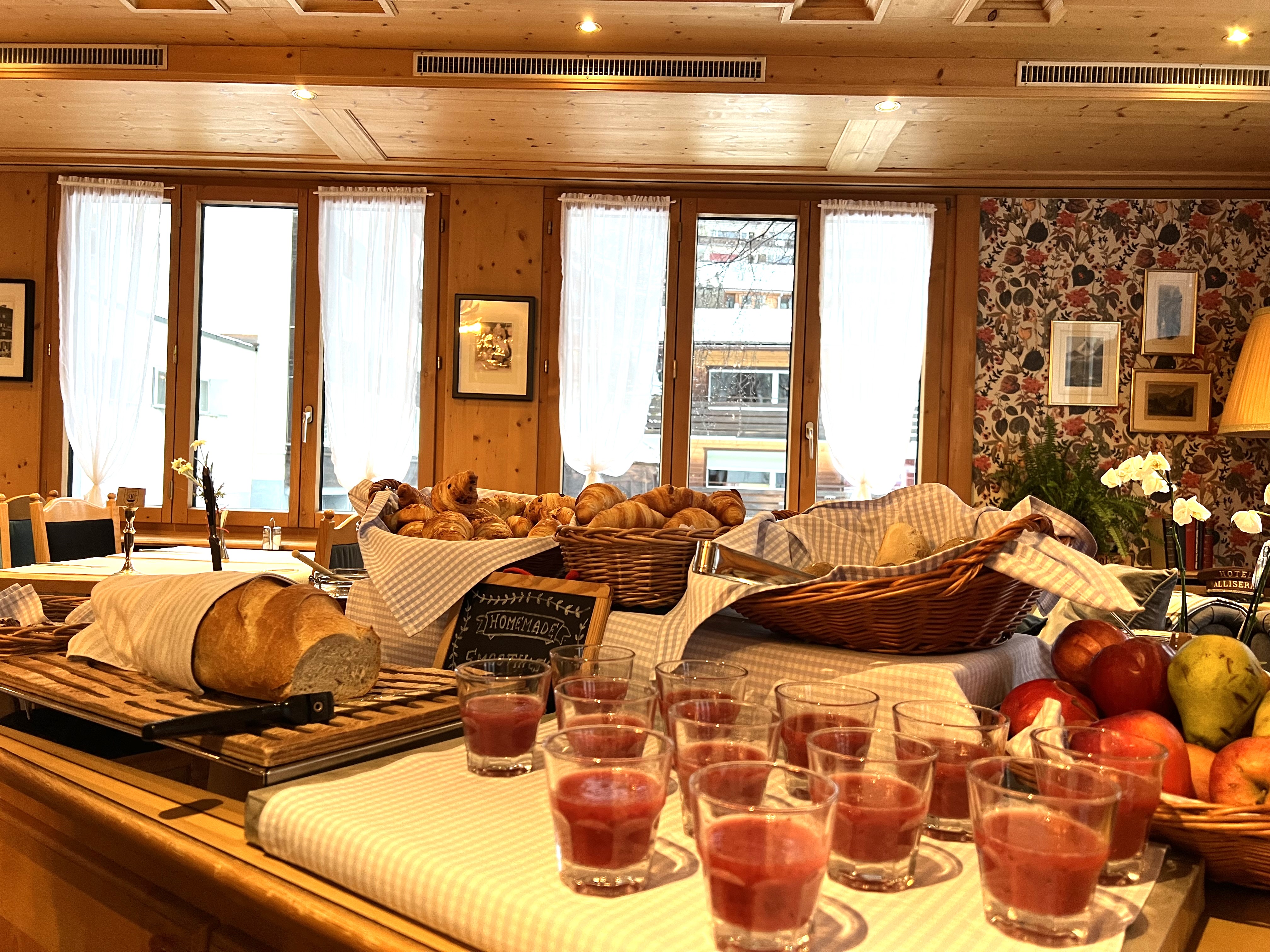 zermatt hotel waliserhof suisse ou dormir petit dej jus