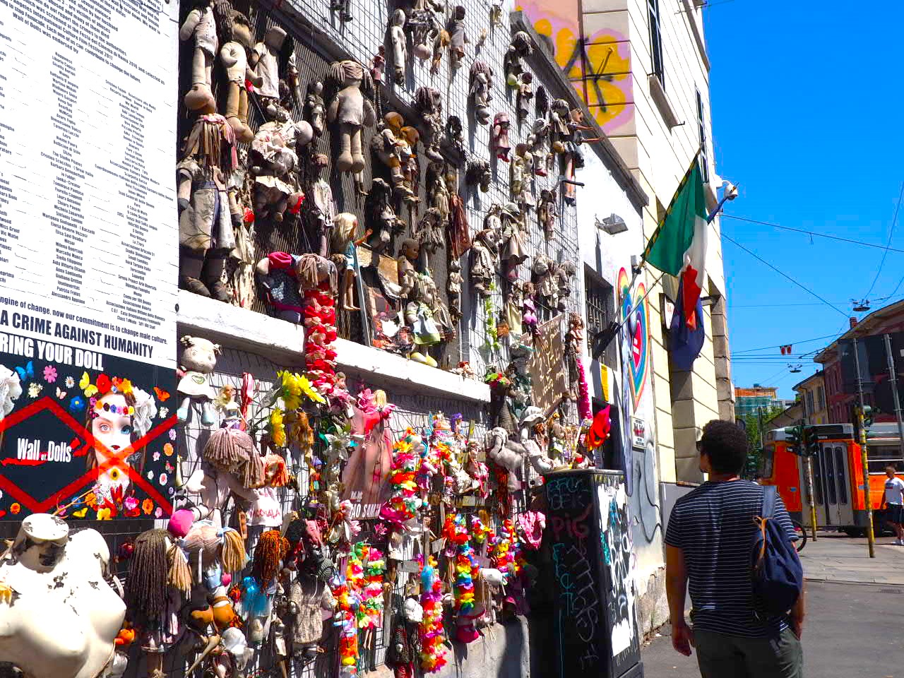 mur-des-poupees-milan-italie-droit-des-femmes