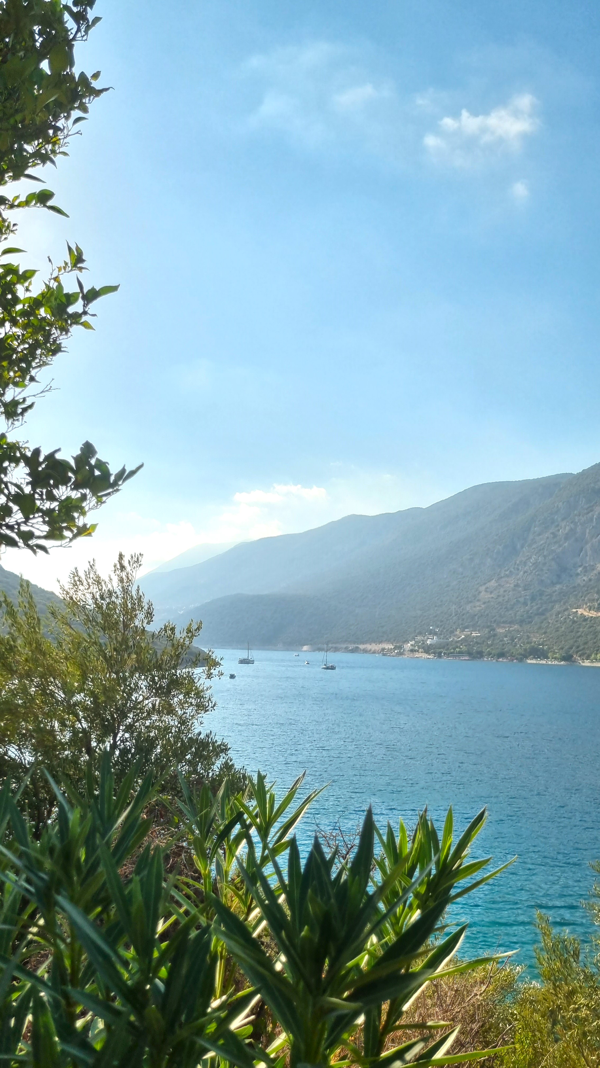 kas turquie plage vers la montagne