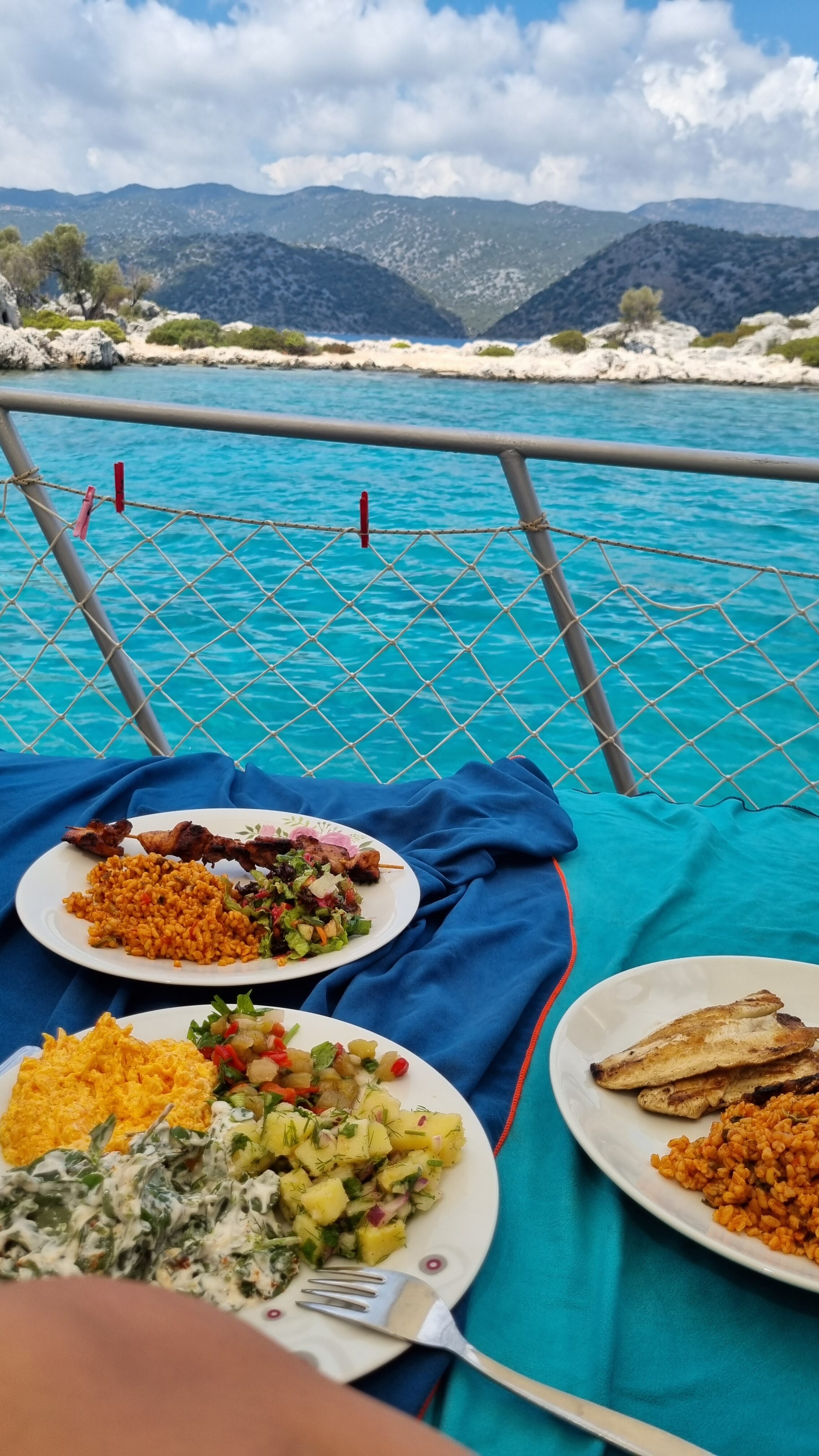 repas bateau excursion kas turquie bermuda boat