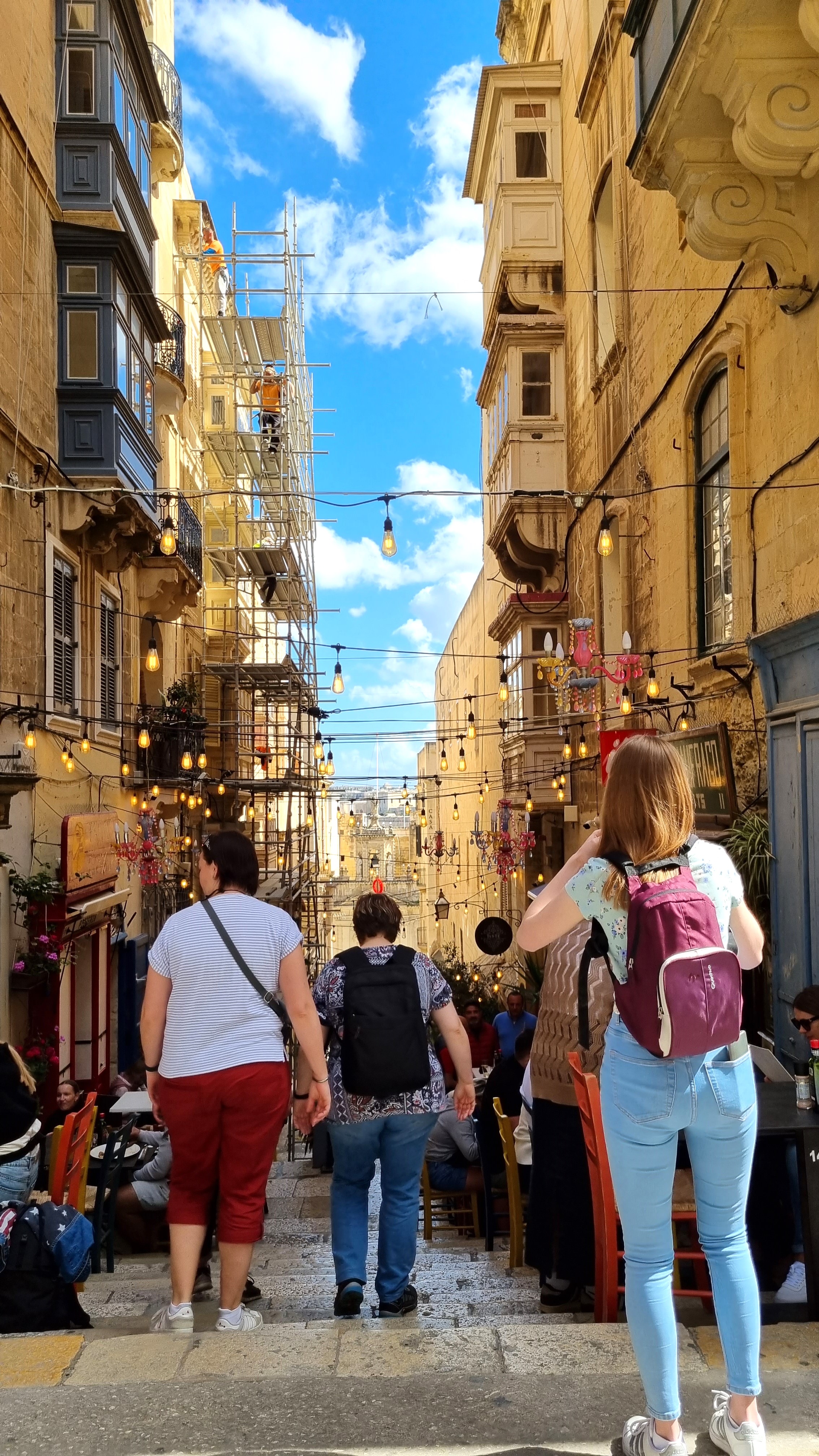 ruelles de la valette de jour malte