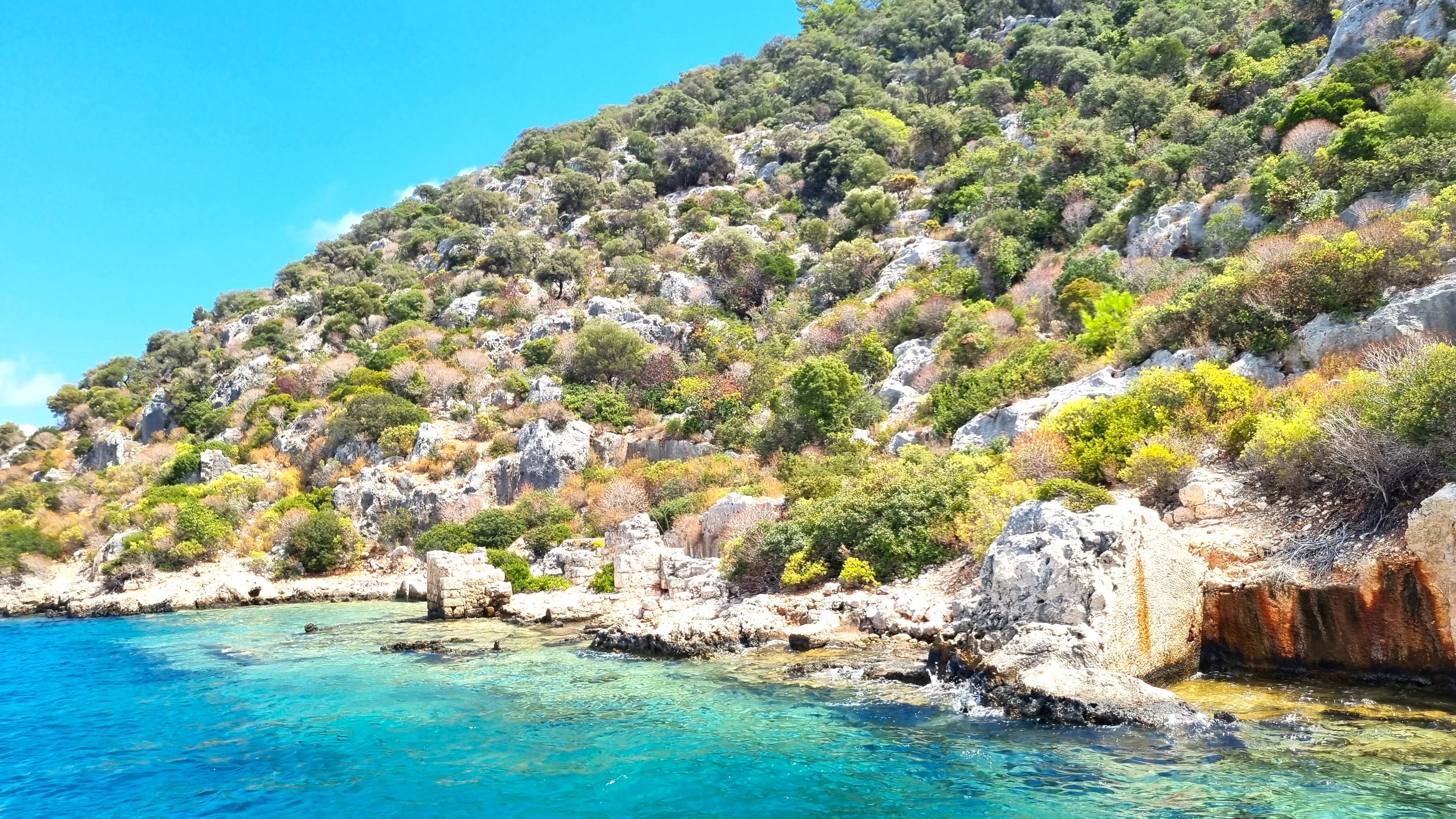 ruines turquie kas tour bateau