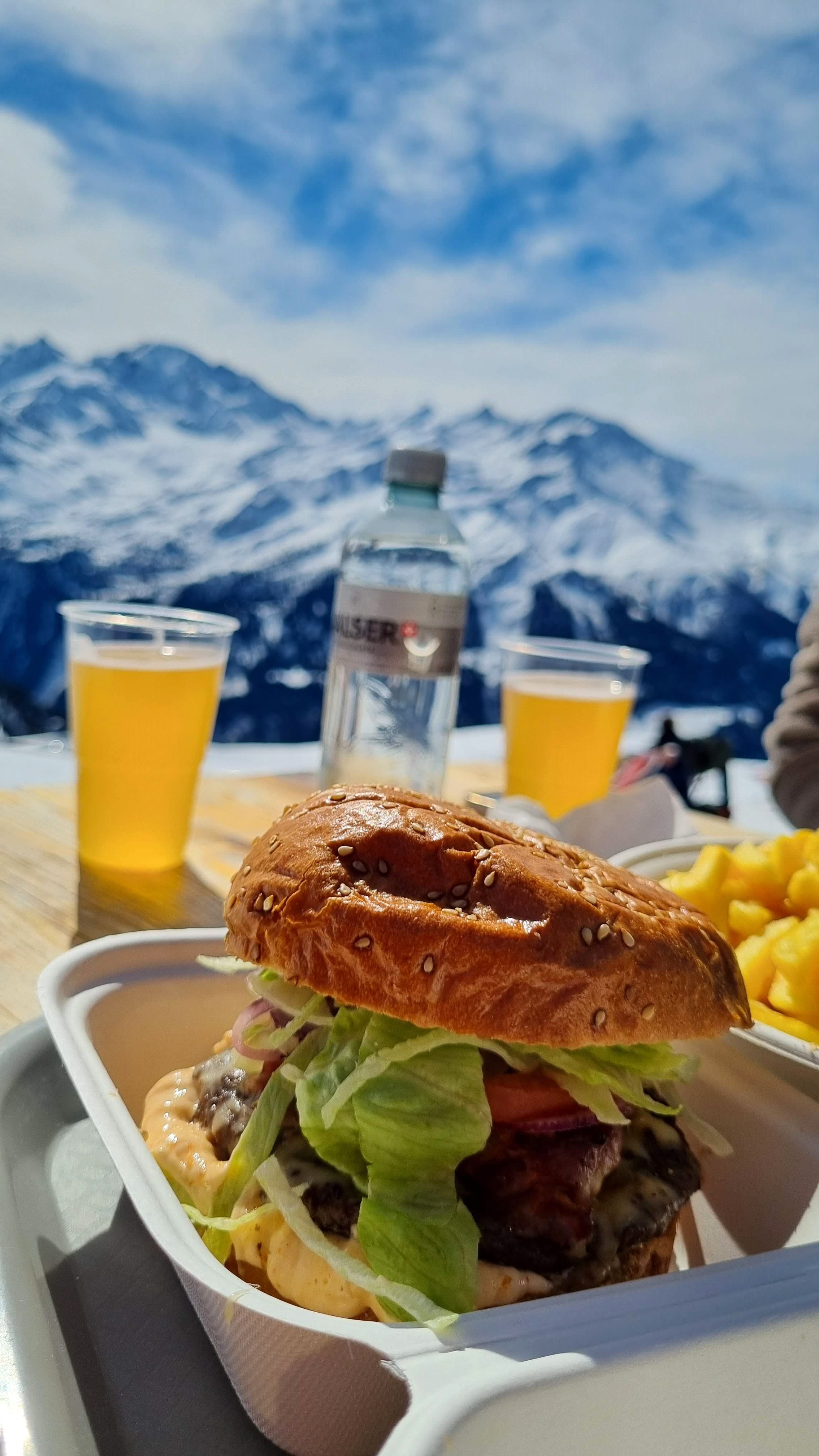 verbie surr le pouce le break dahu restaurant piste burger