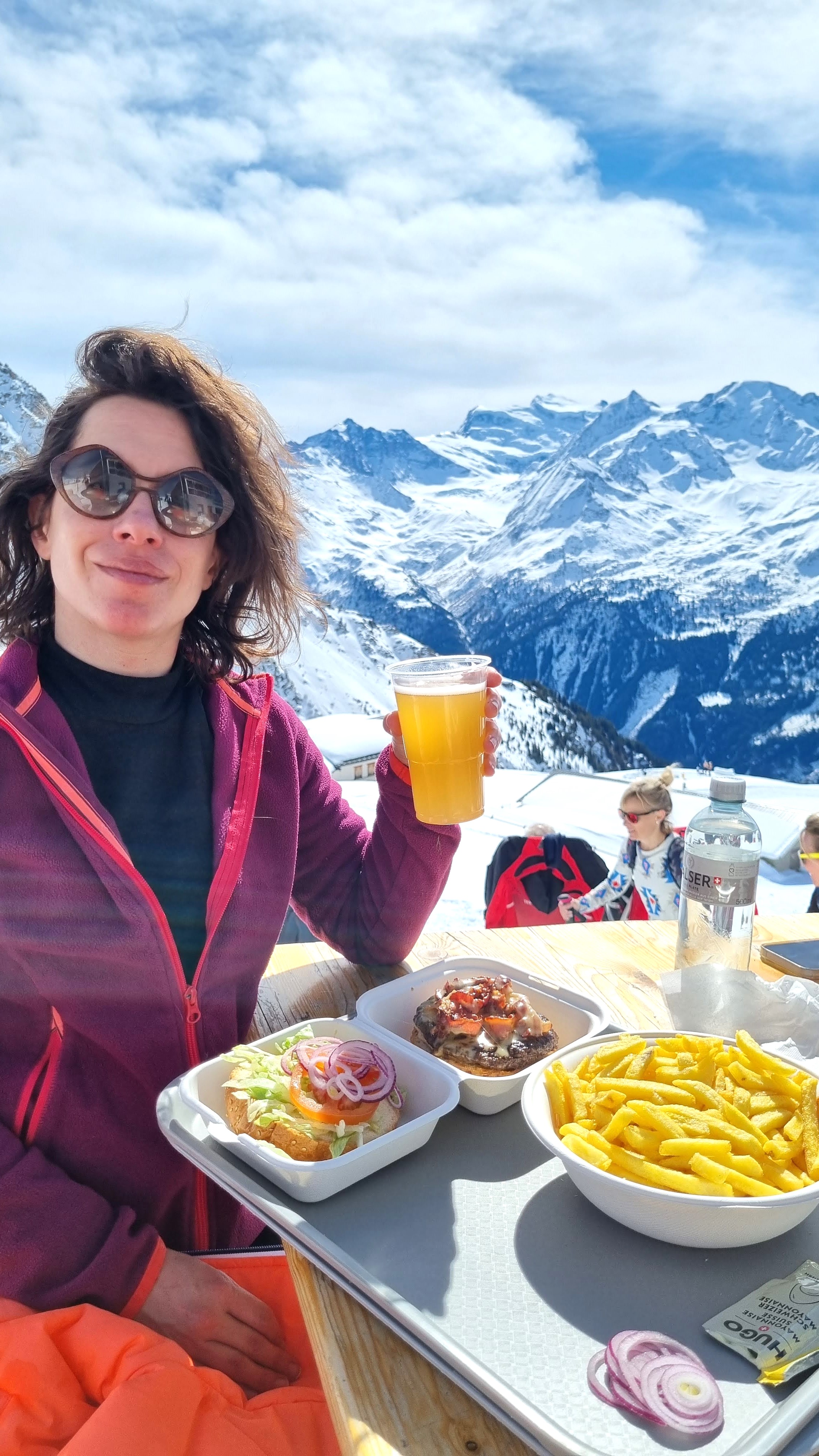 verbier le break dahu restaurant piste