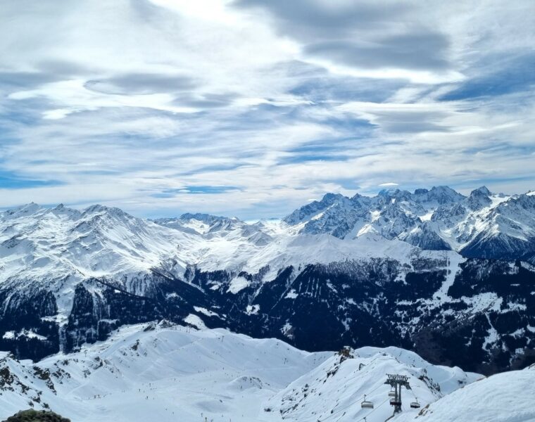 vue verbier depuis les pistes