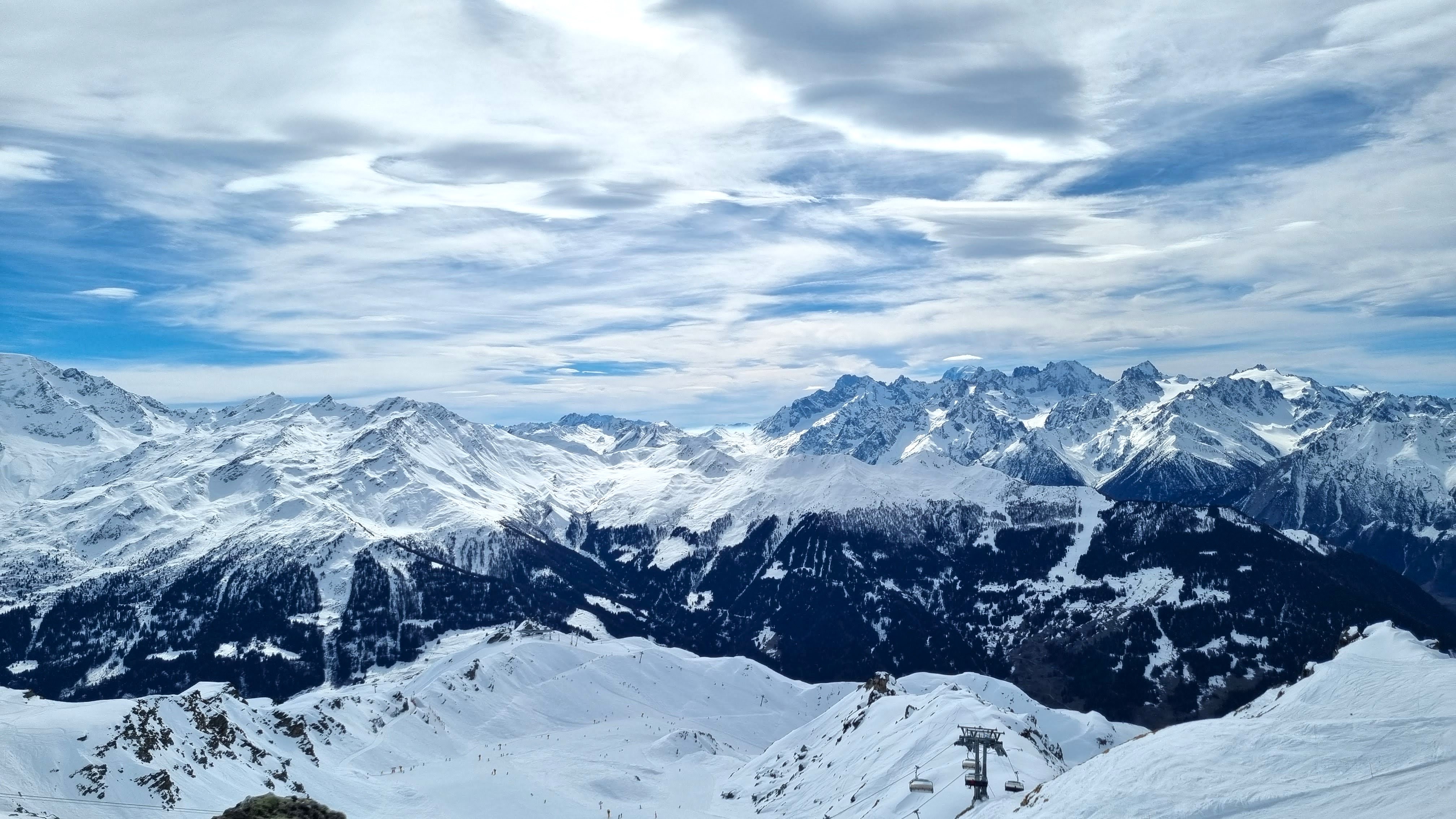 vue verbier depuis les pistes