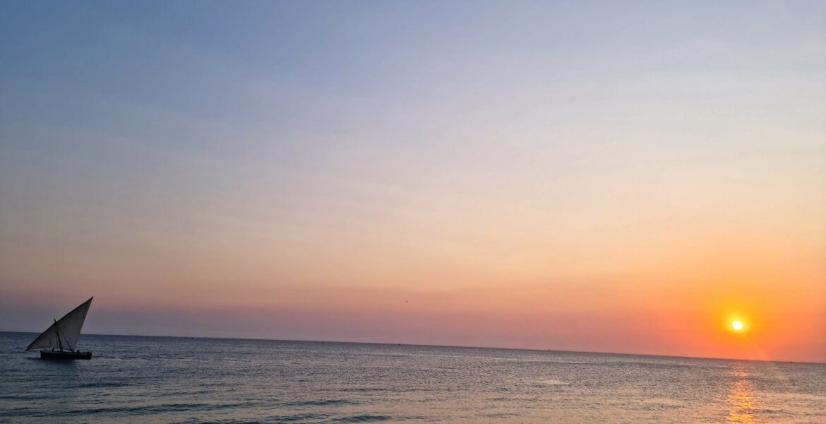 Coucher de soleil zanzibar