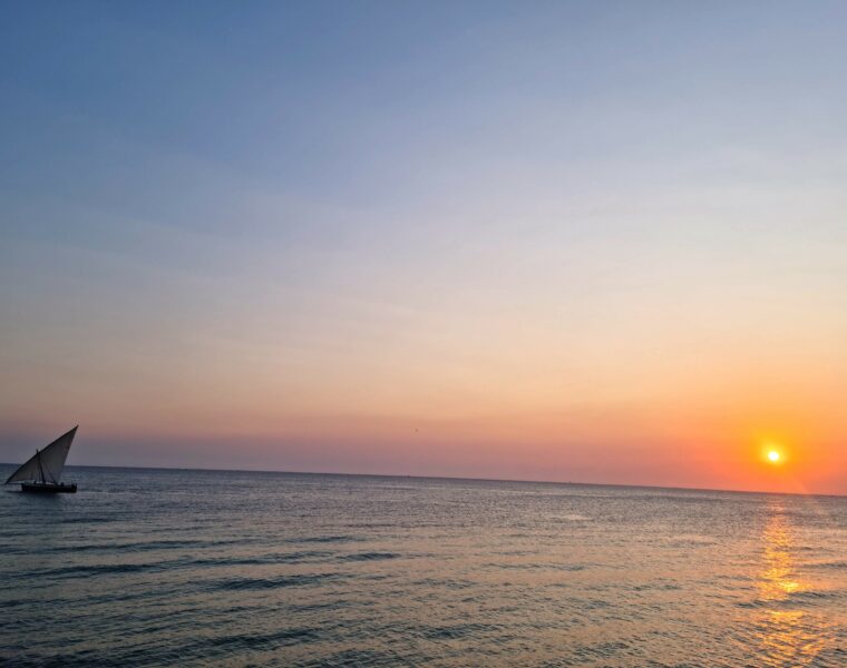 Coucher de soleil zanzibar