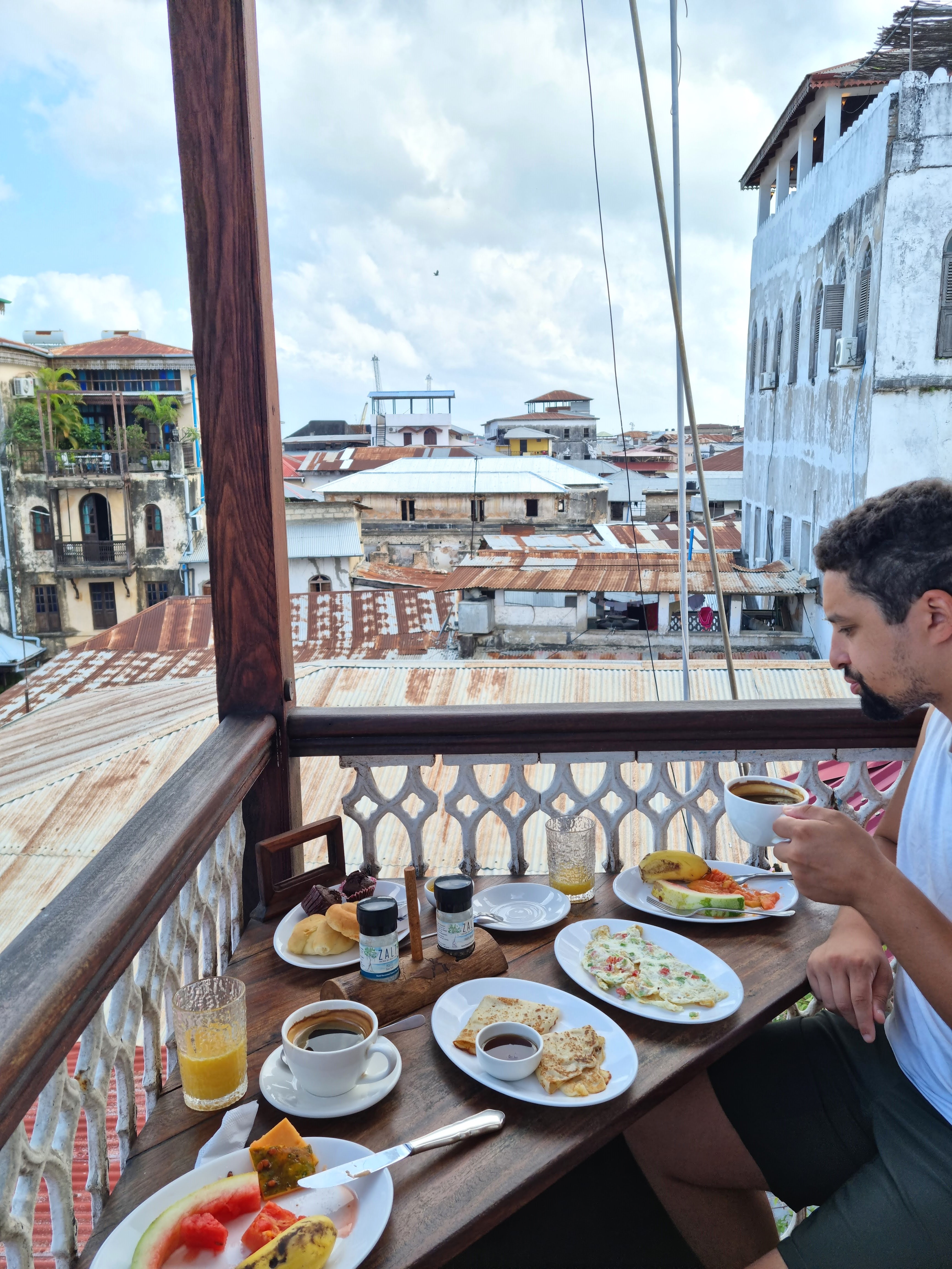 zanzibar coffee house hotel petit dejeuner