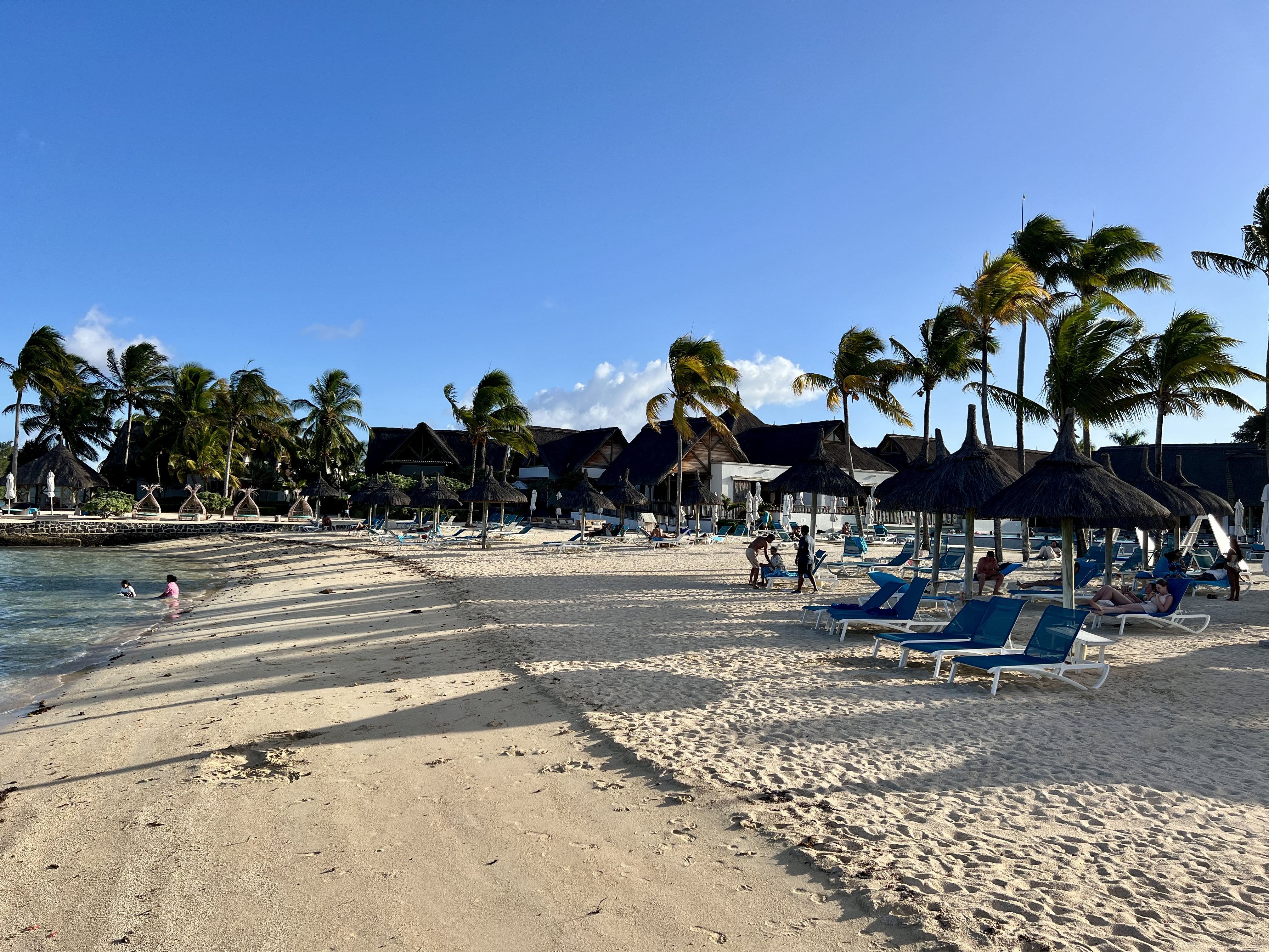 acces plage Preskil Island Resort. ile maurice