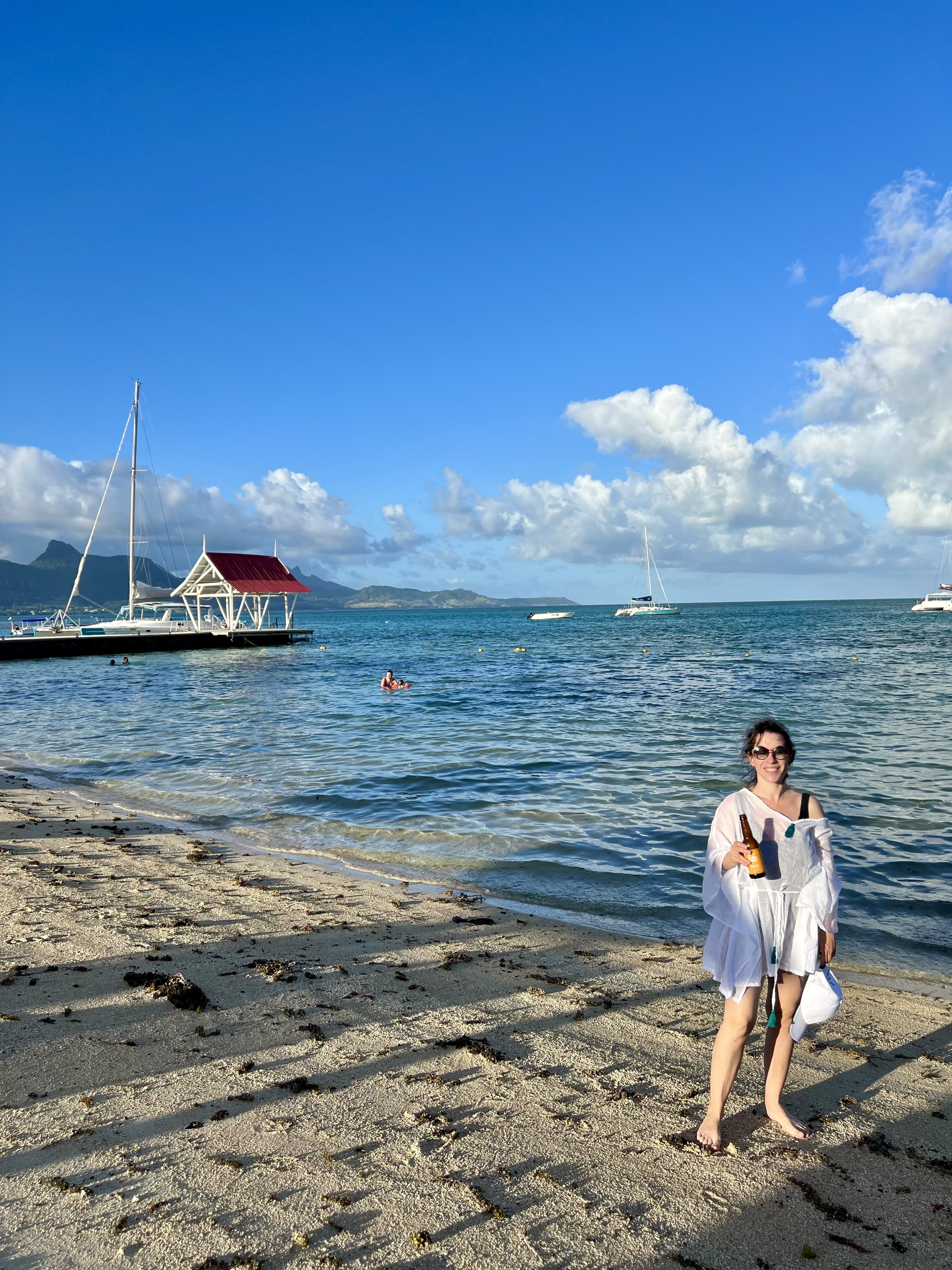 ile maurice plage acces