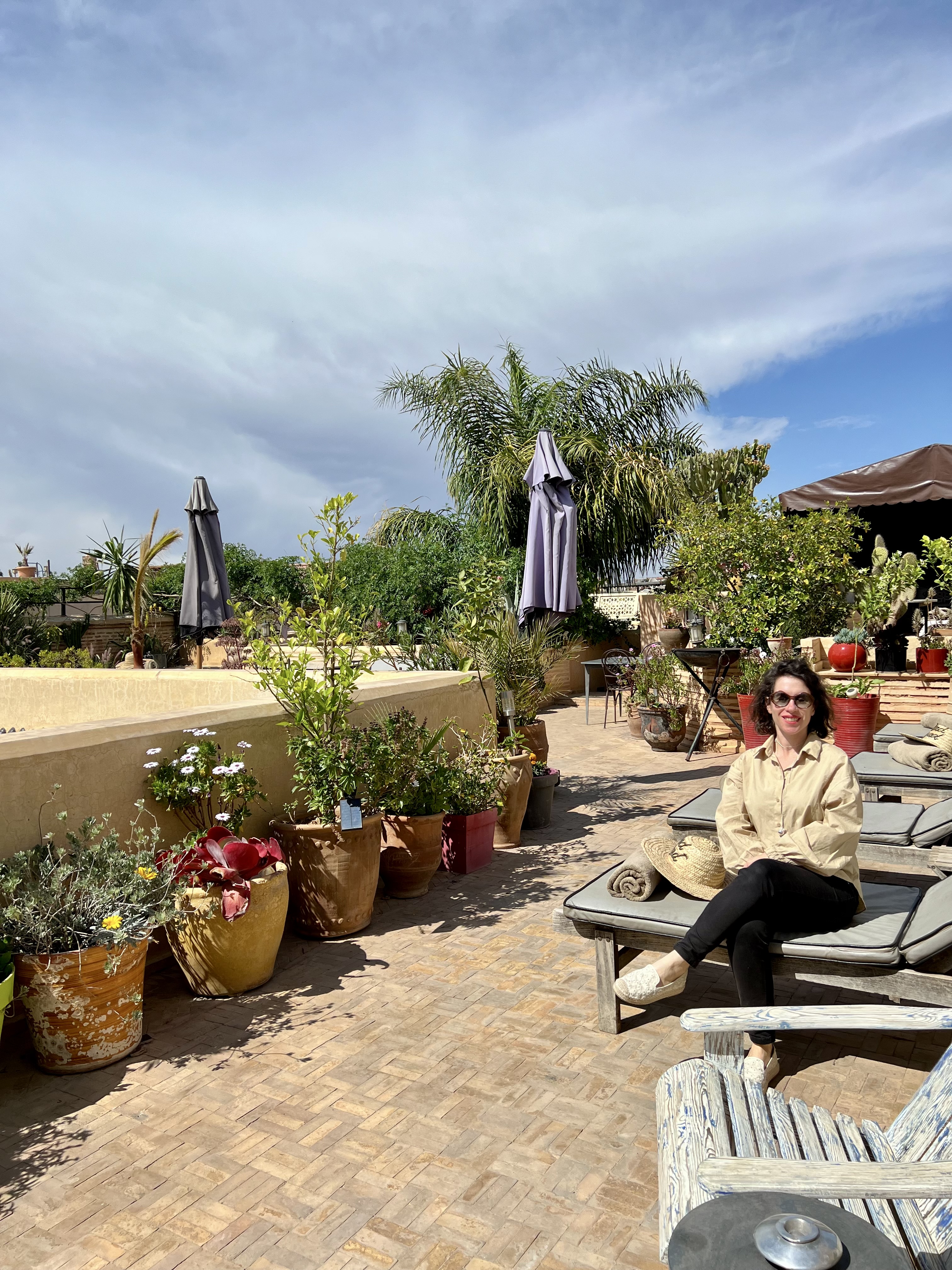 terasse riad marrakech hizad medina