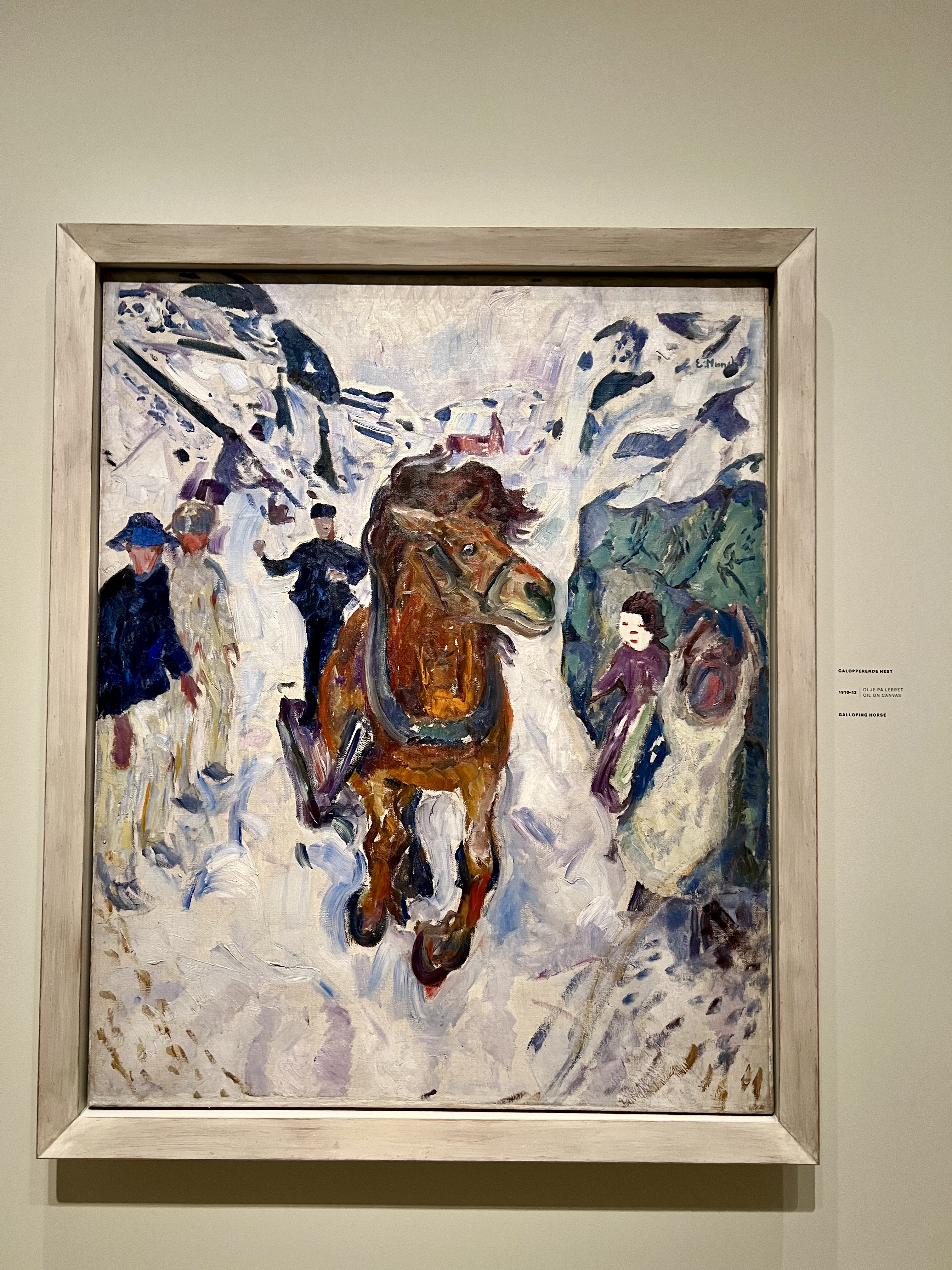 munch musee oslo norvege que voir tableau cheval