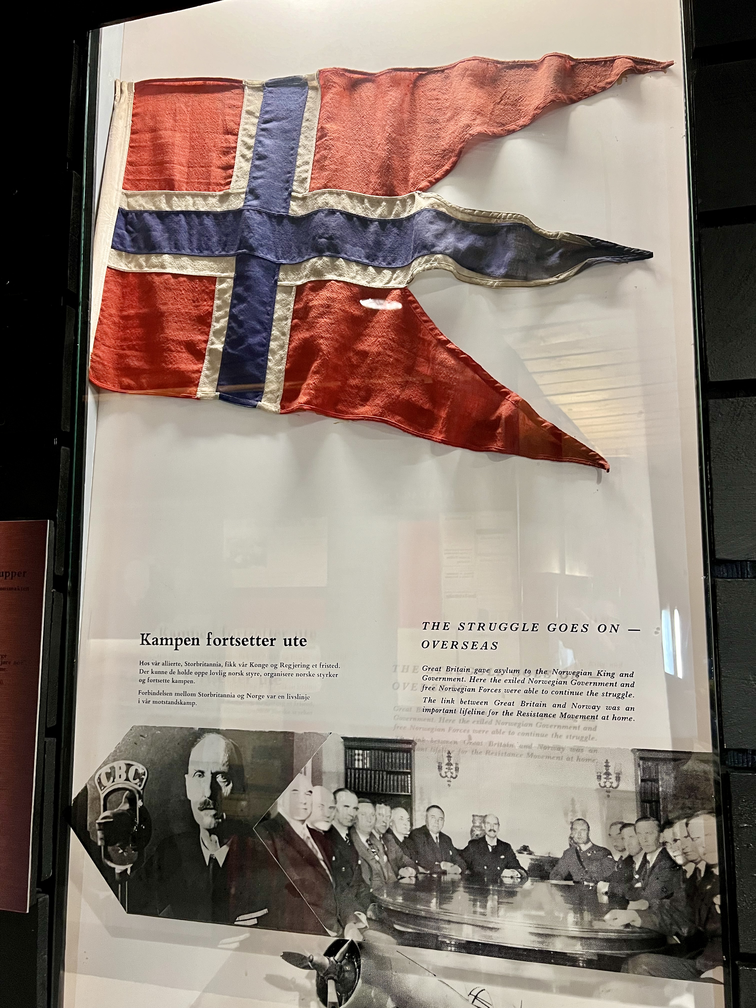 musee de la resistence oslo drapeau