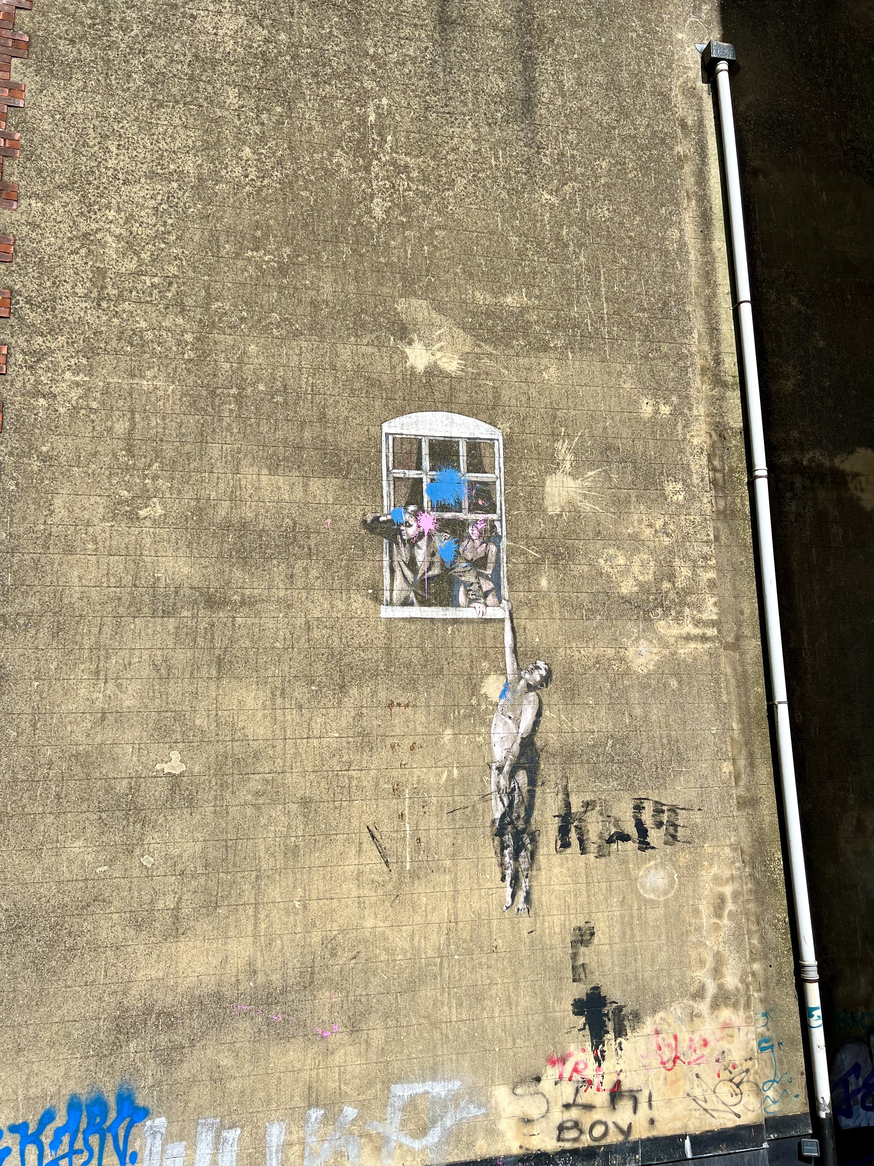 street art banksy bristol UK