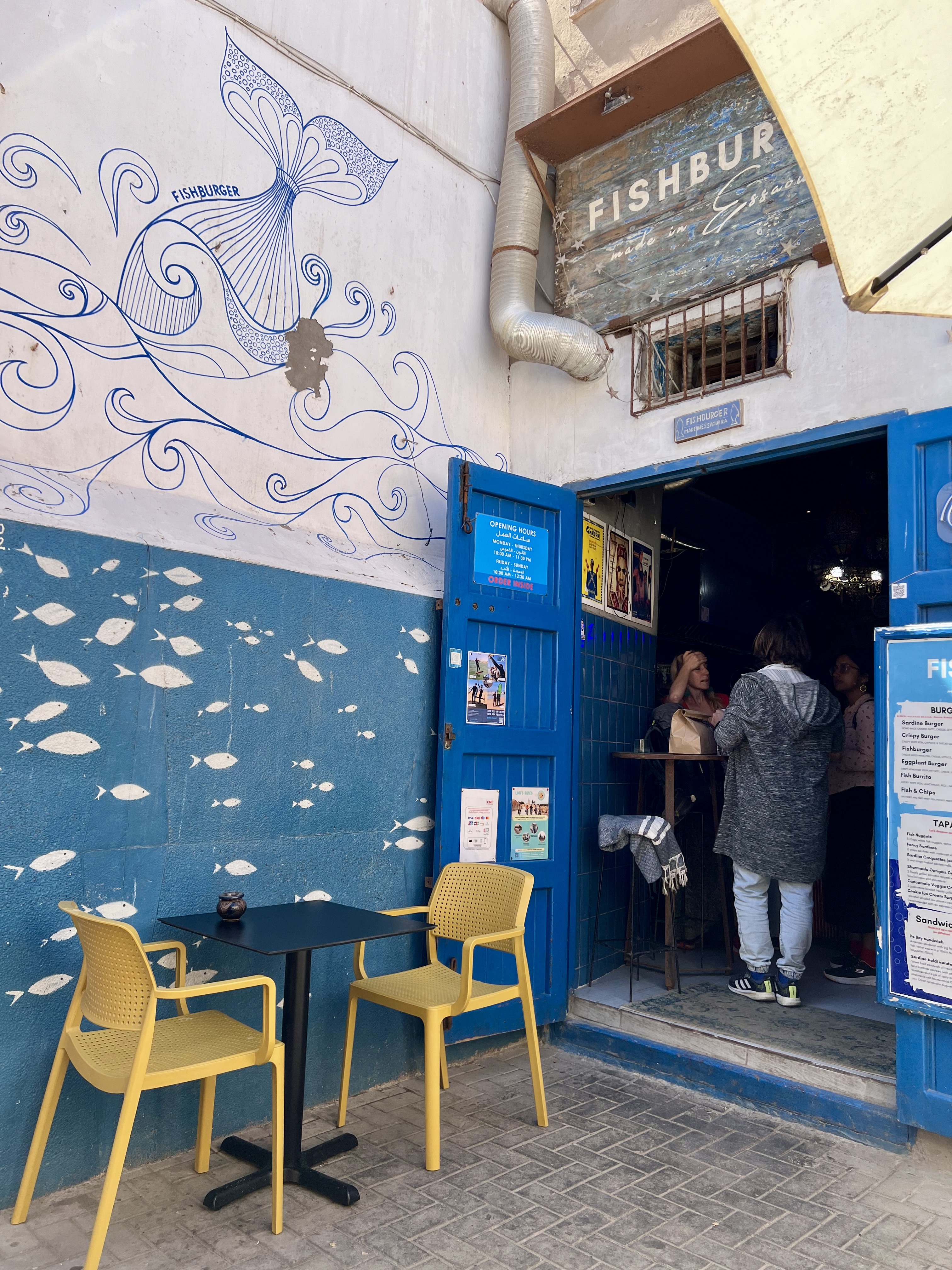 fish burger essouira ou manger