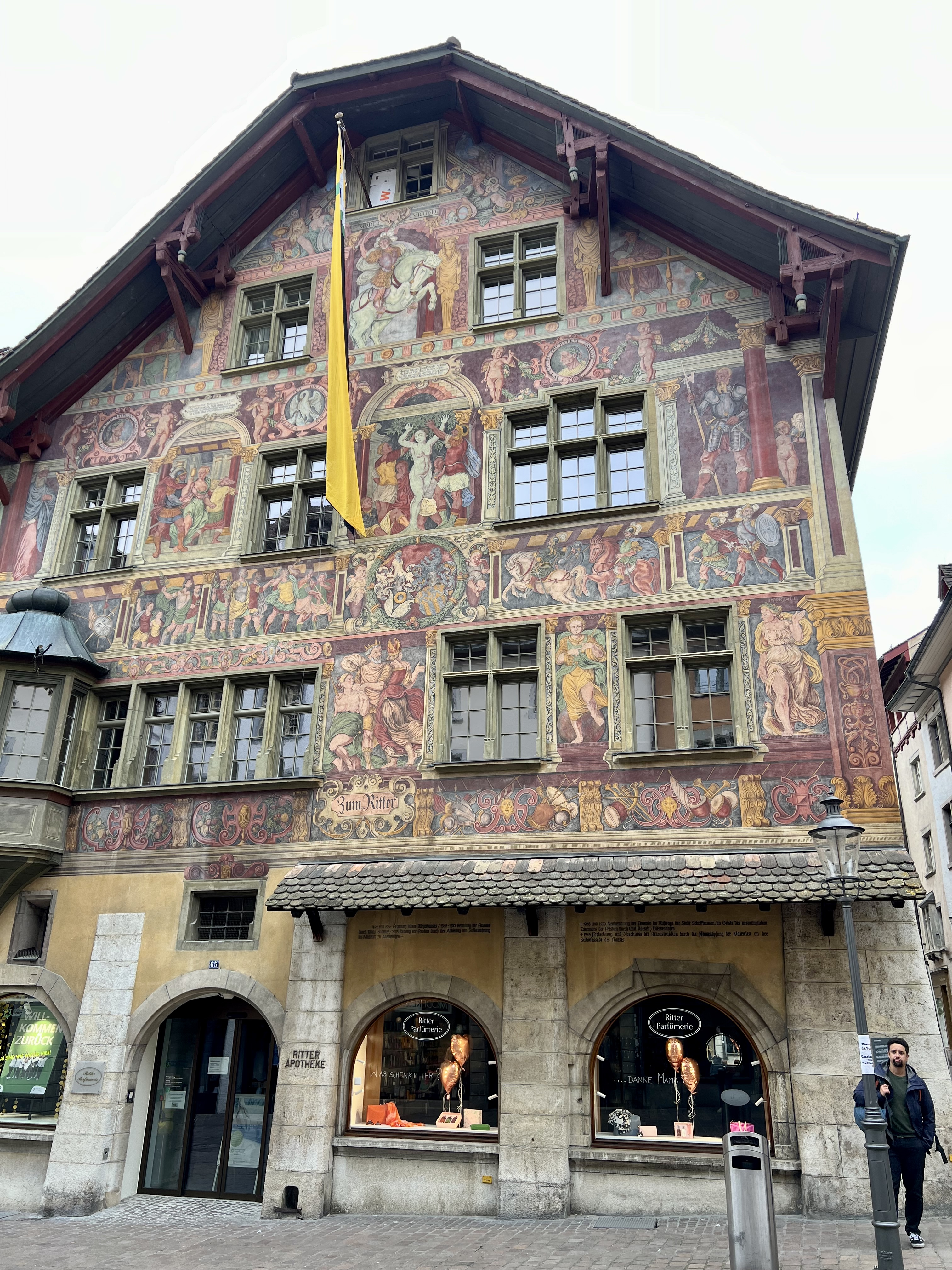 maison ville schaffhouse suisse facade