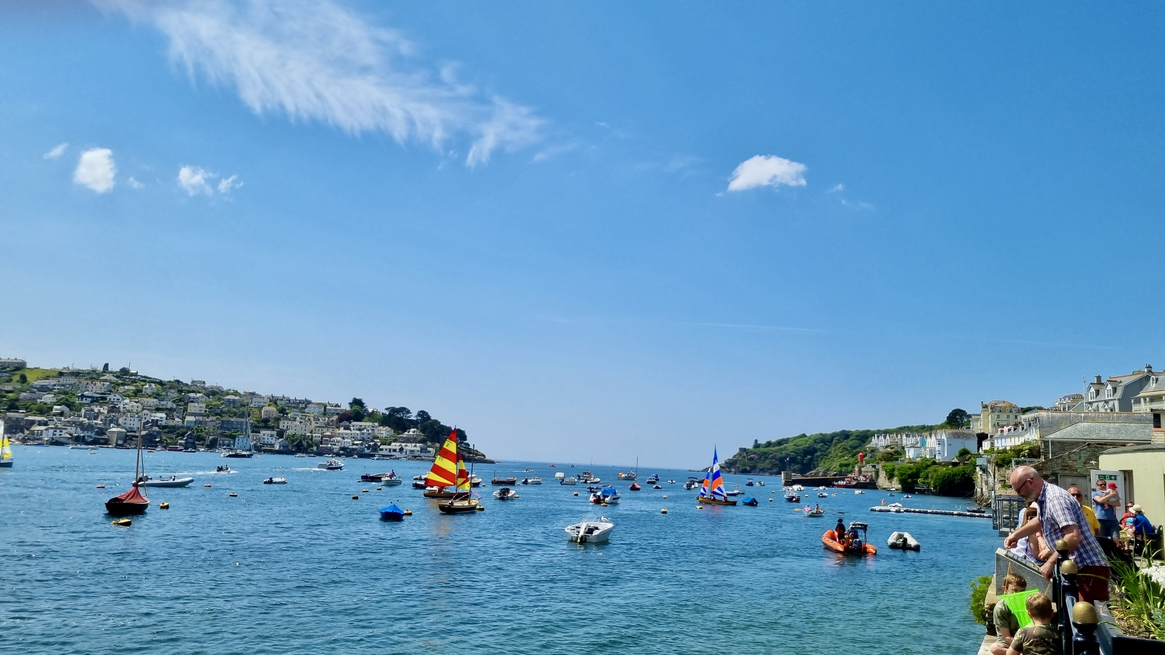 fowey village cornouailles angleterre voiles fowey