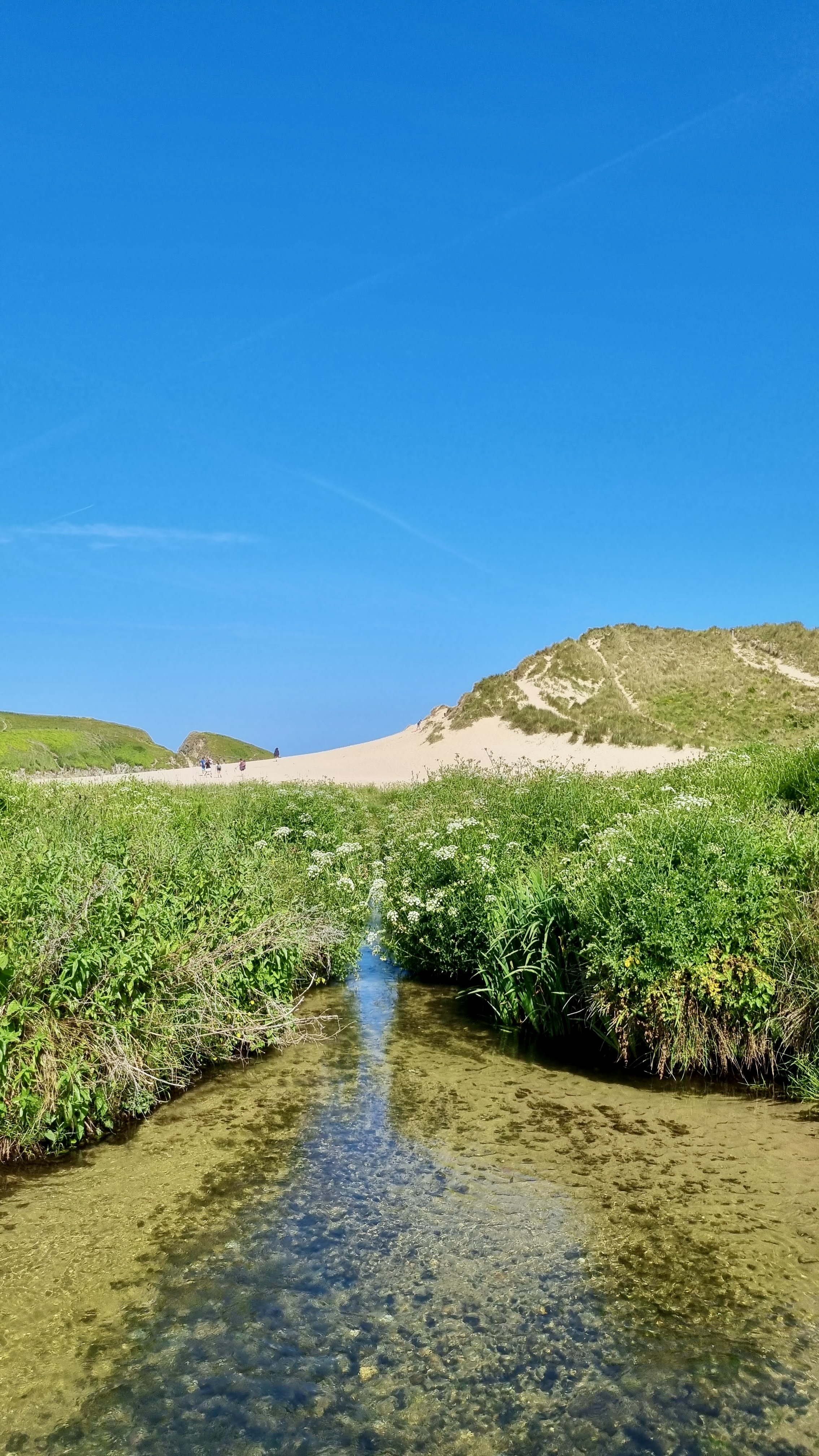 plage dans les cornouailles voyage eau