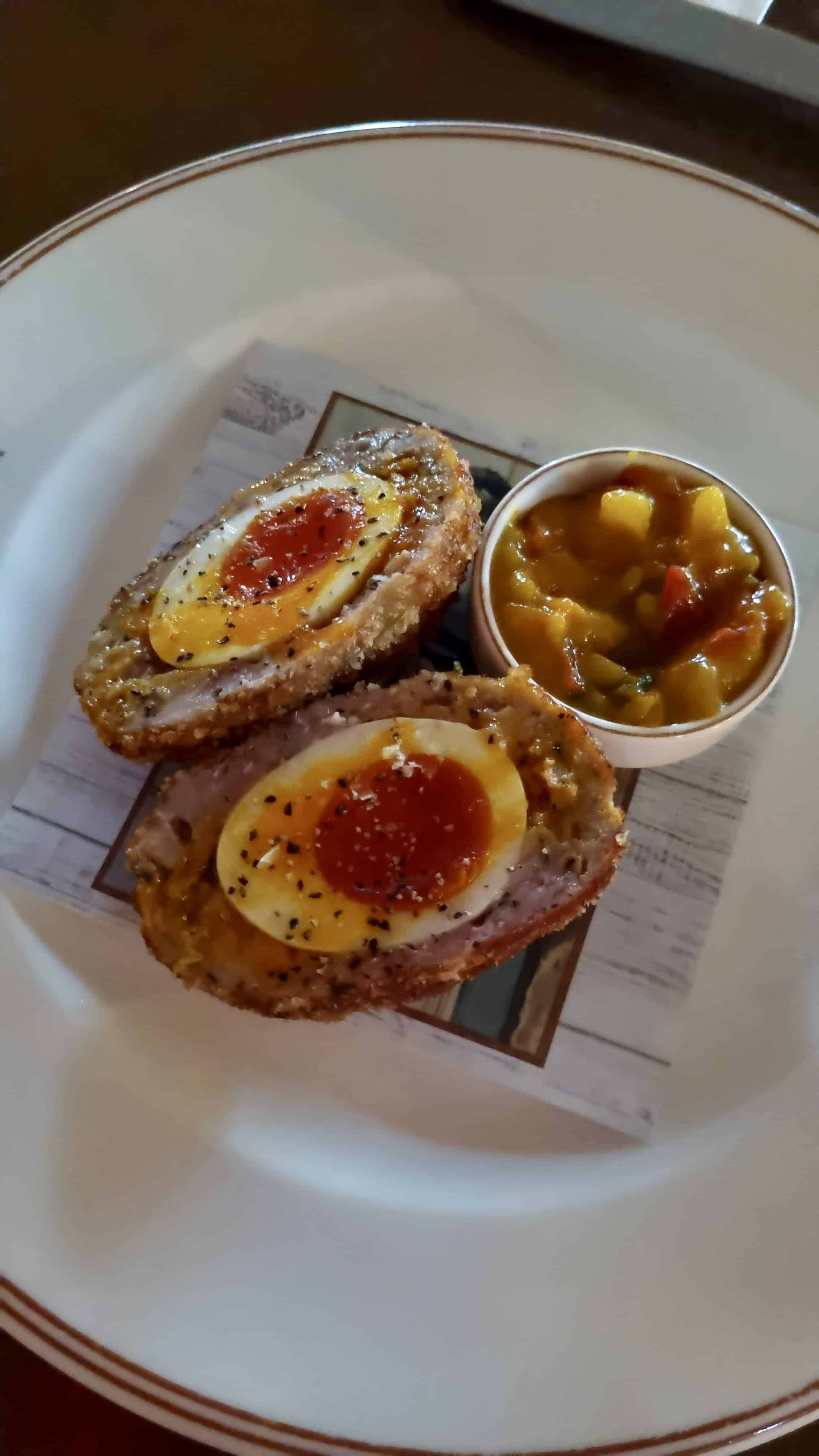 scotch eggs the mariners ou manger rock cornouailles village