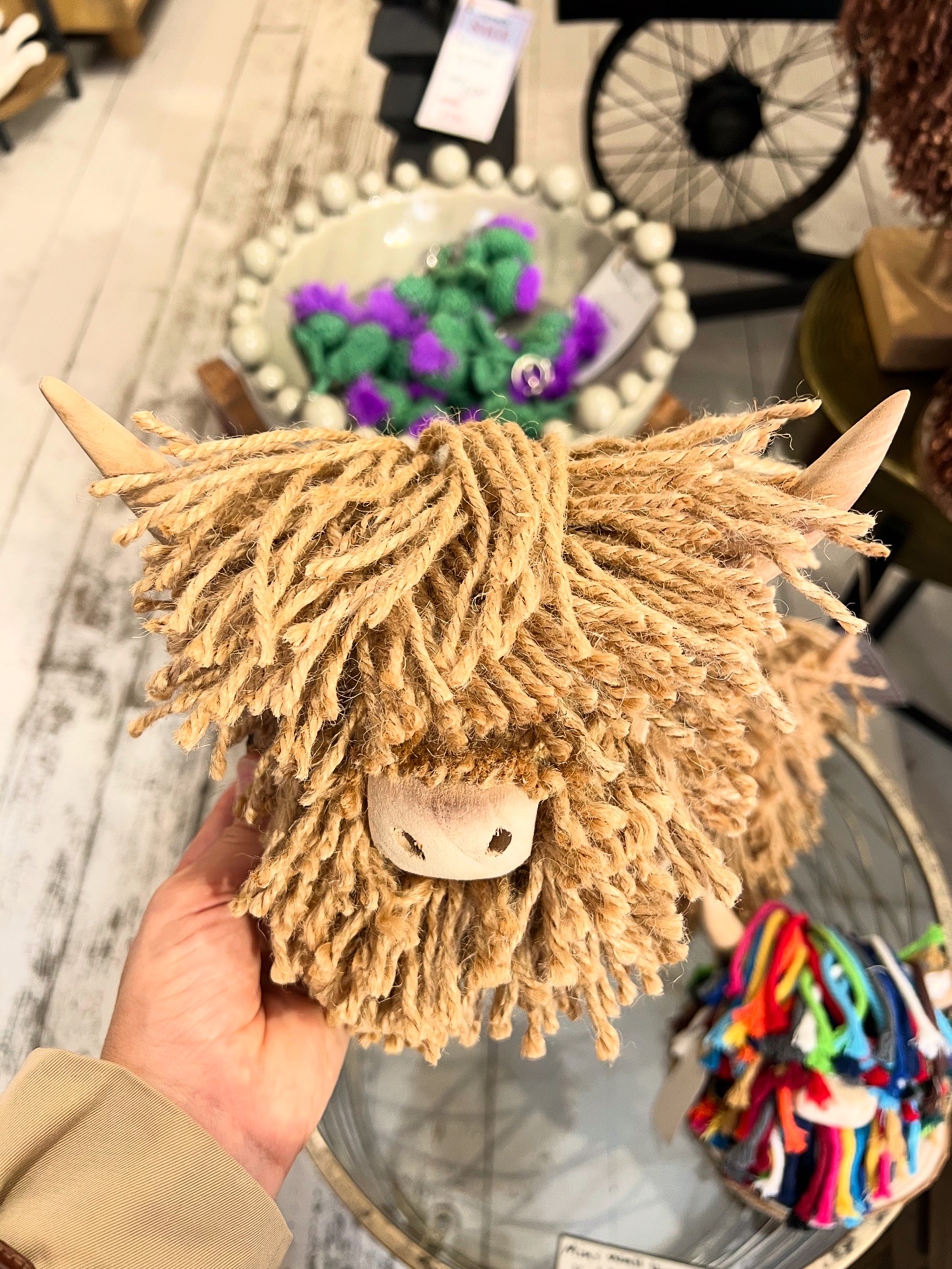 edimbourg vache ecossaise shopping