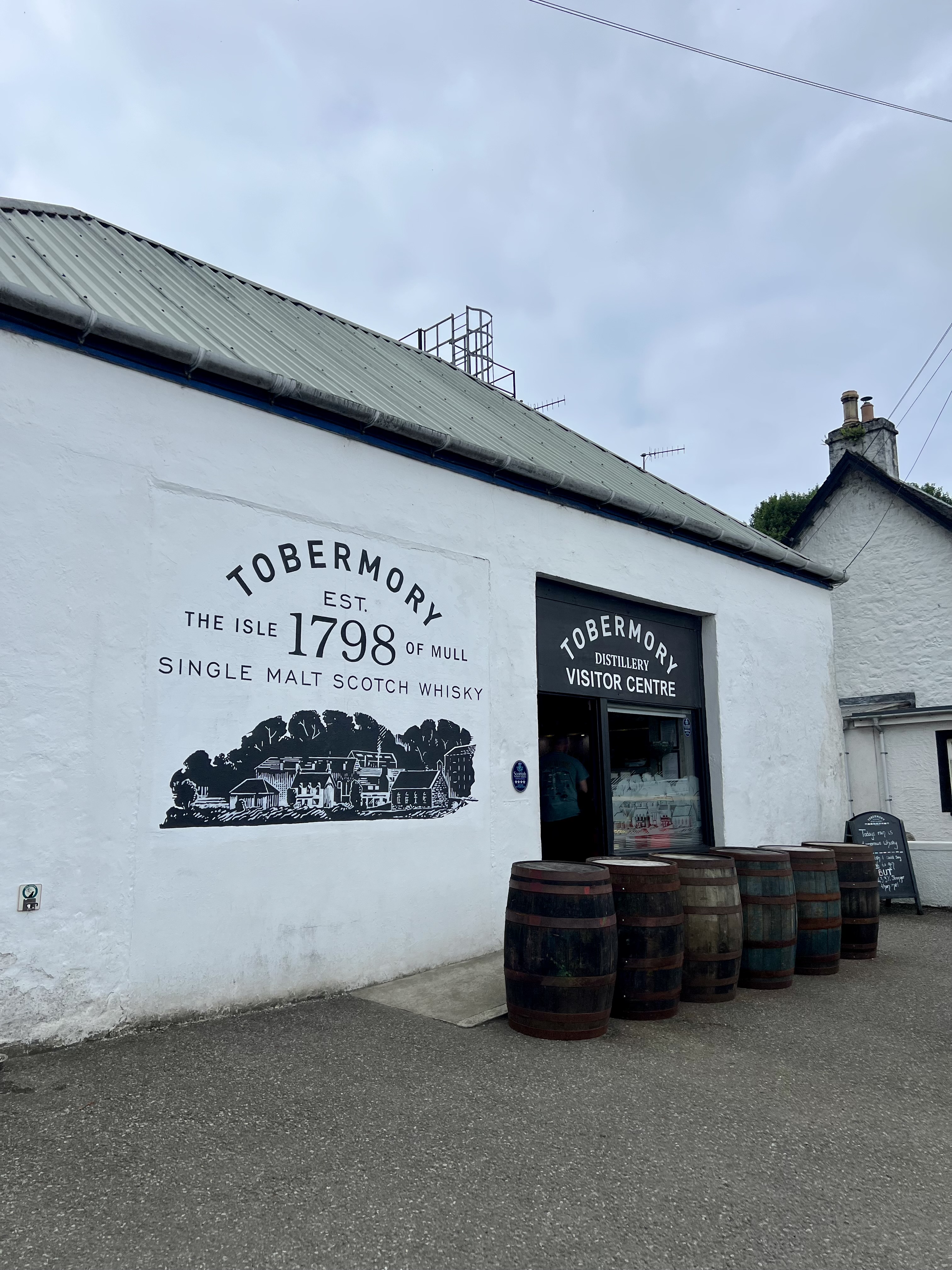 que voir ou manger a tobermorry ile de mull ecosse distillerie whisky